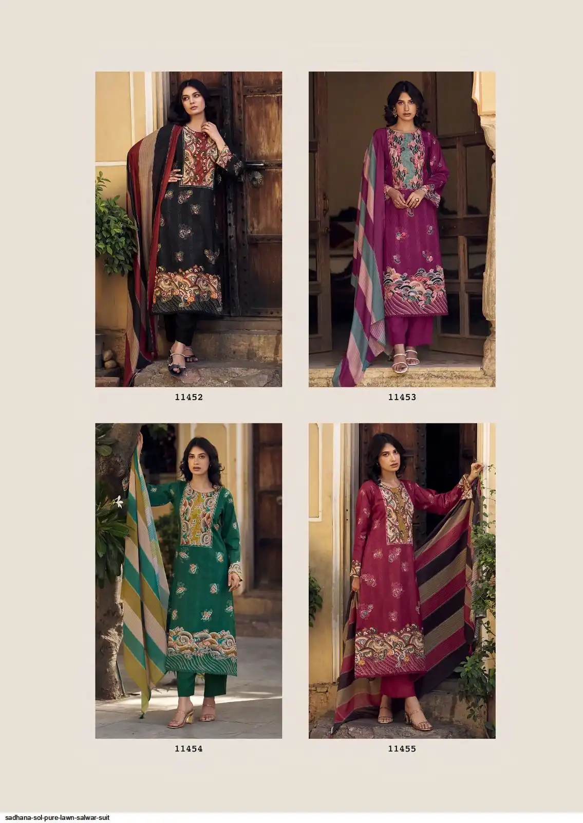 Sadhana Sol Pure Lawn vol 11 view 19