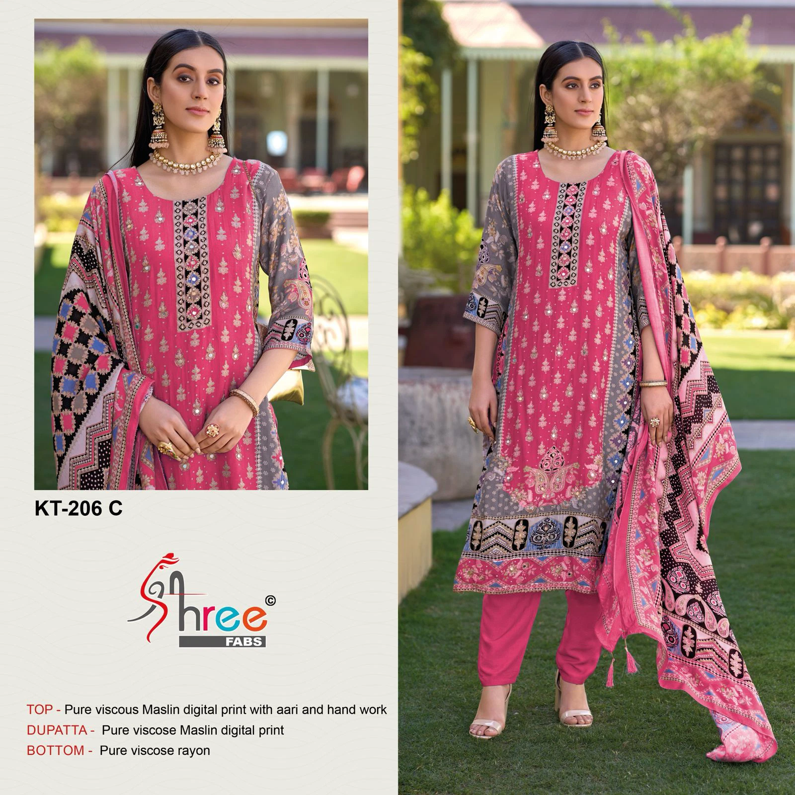 Shree Fab Pakistani Salwar Suits Kt 206 view 2