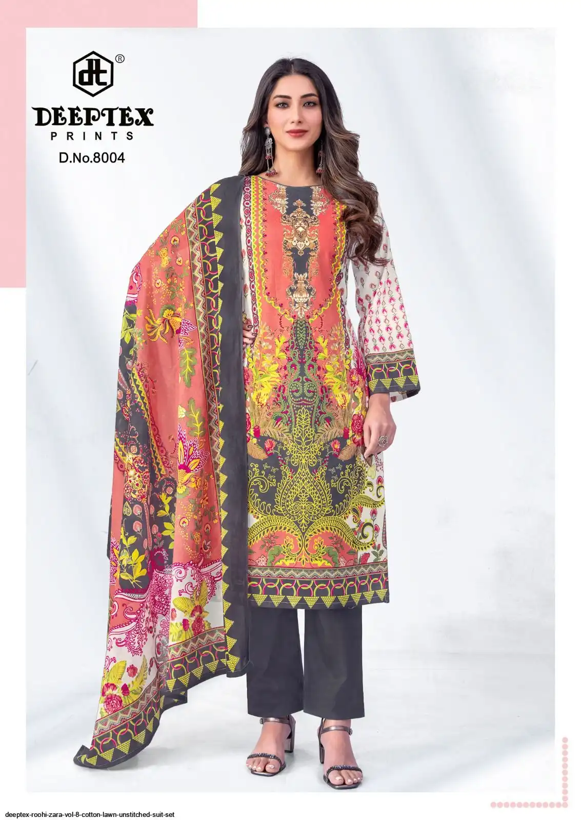 Roohi Zara Deeptex Vol 8 view 2