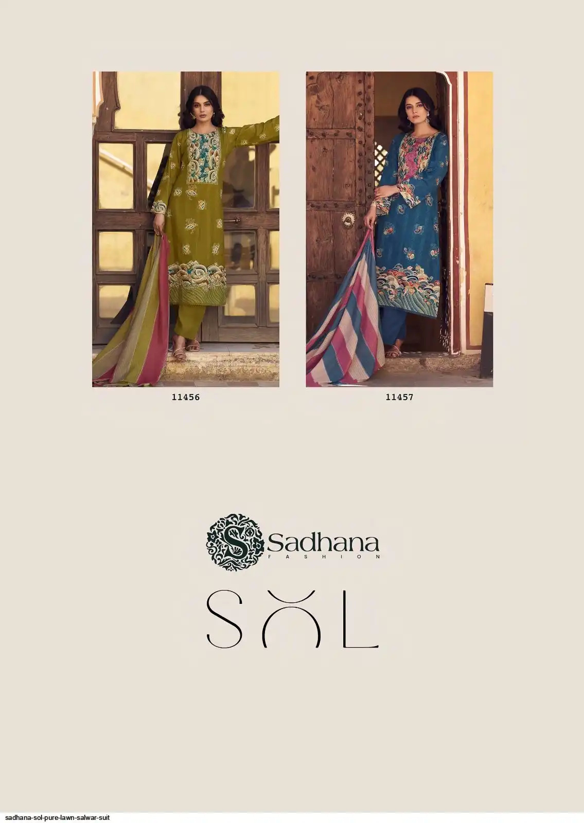 Sadhana Sol Pure Lawn vol 11 view 20