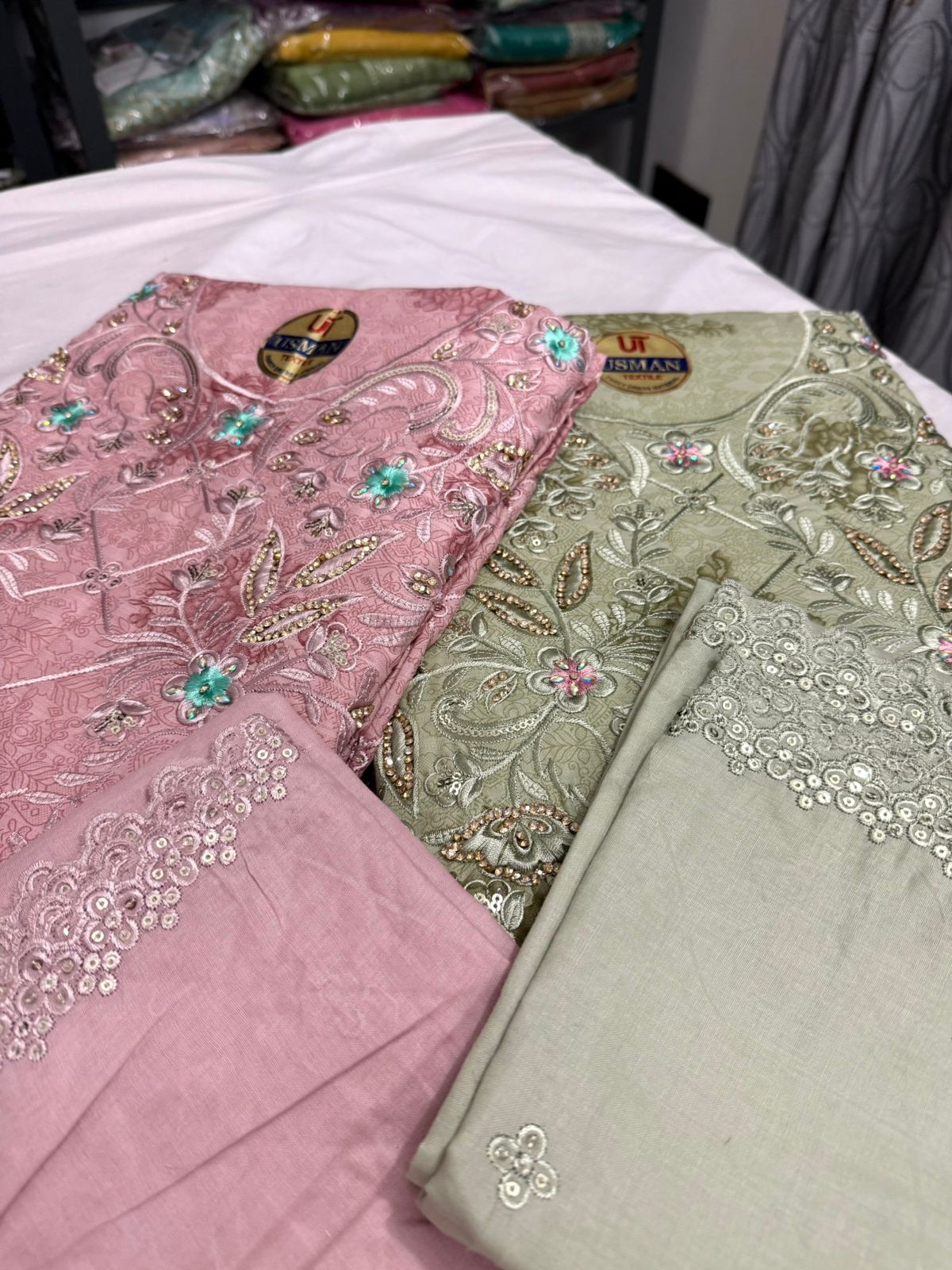 3pc Cotton Stone Work set BI 001 C view 4