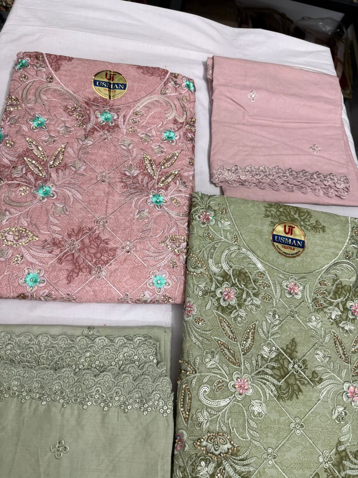 3pc Cotton Stone Work set BI 001 C view 5