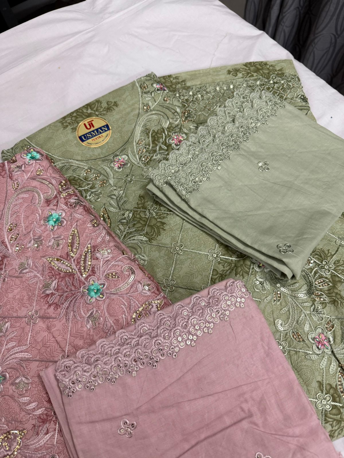 3pc Cotton Stone Work set BI 001 C view 6