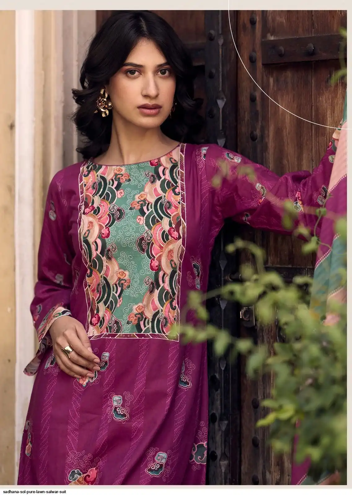 Sadhana Sol Pure Lawn vol 11 view 6