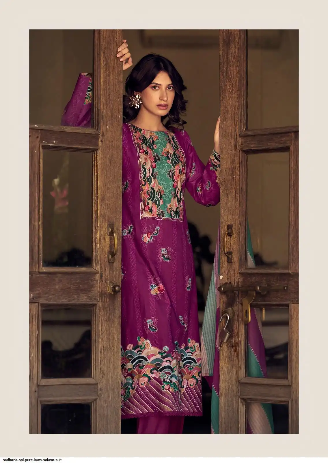 Sadhana Sol Pure Lawn vol 11 view 7