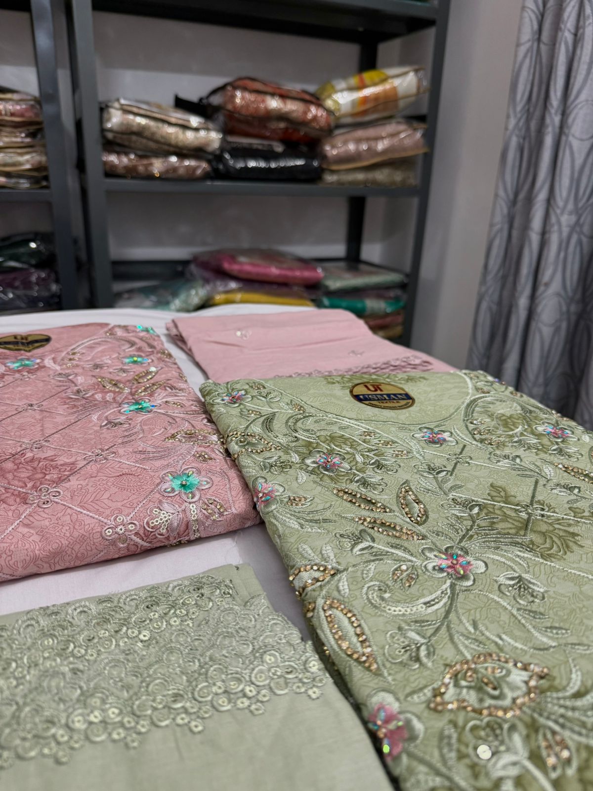 3pc Cotton Stone Work set BI 001 C view 7