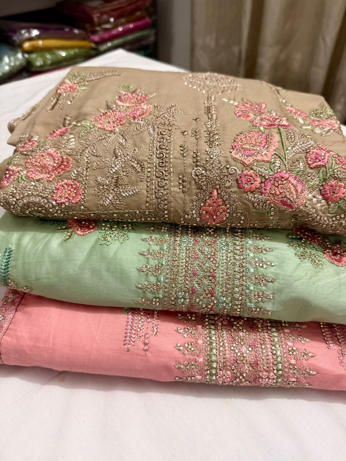 BI 002 A ELEGANT PASTEL COLOURS SHALWA KAMEEZ