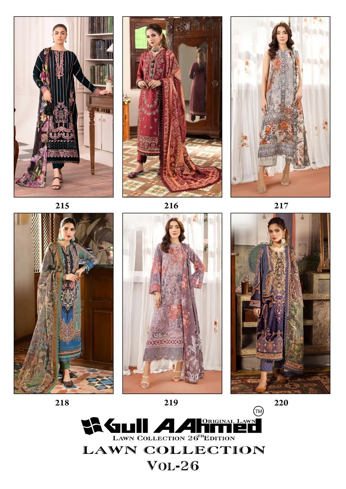 Gull Aahmed Vol 26 Lawn Collection view 8