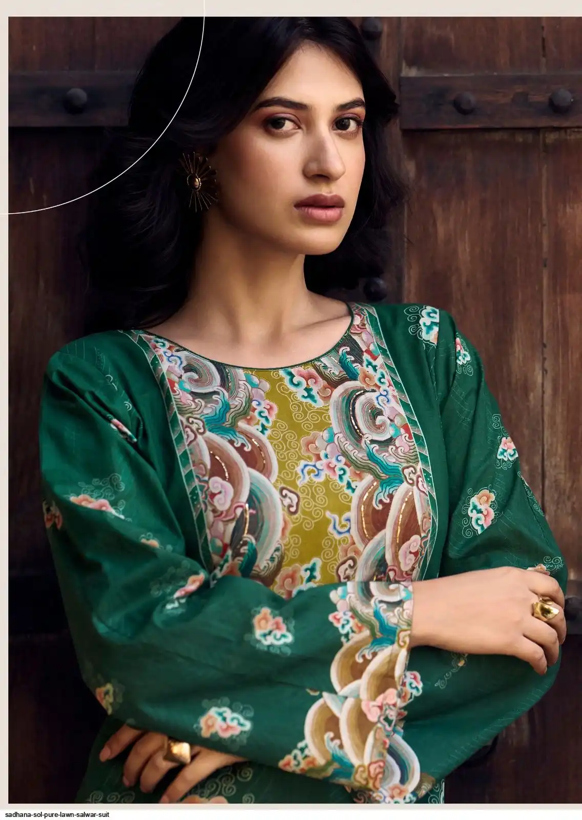 Sadhana Sol Pure Lawn vol 11 view 9