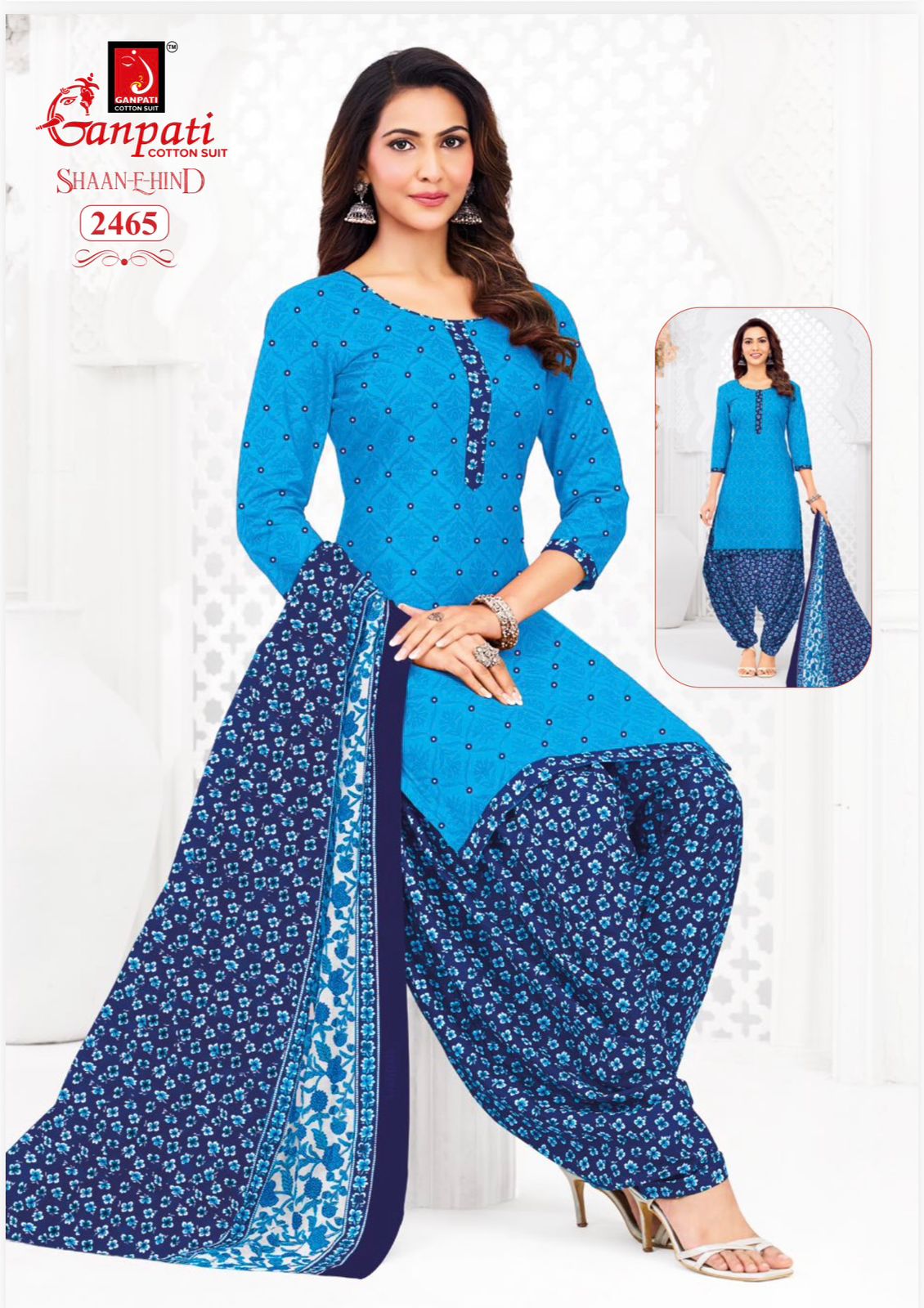 Ganpati Noori cotton 24 view 10