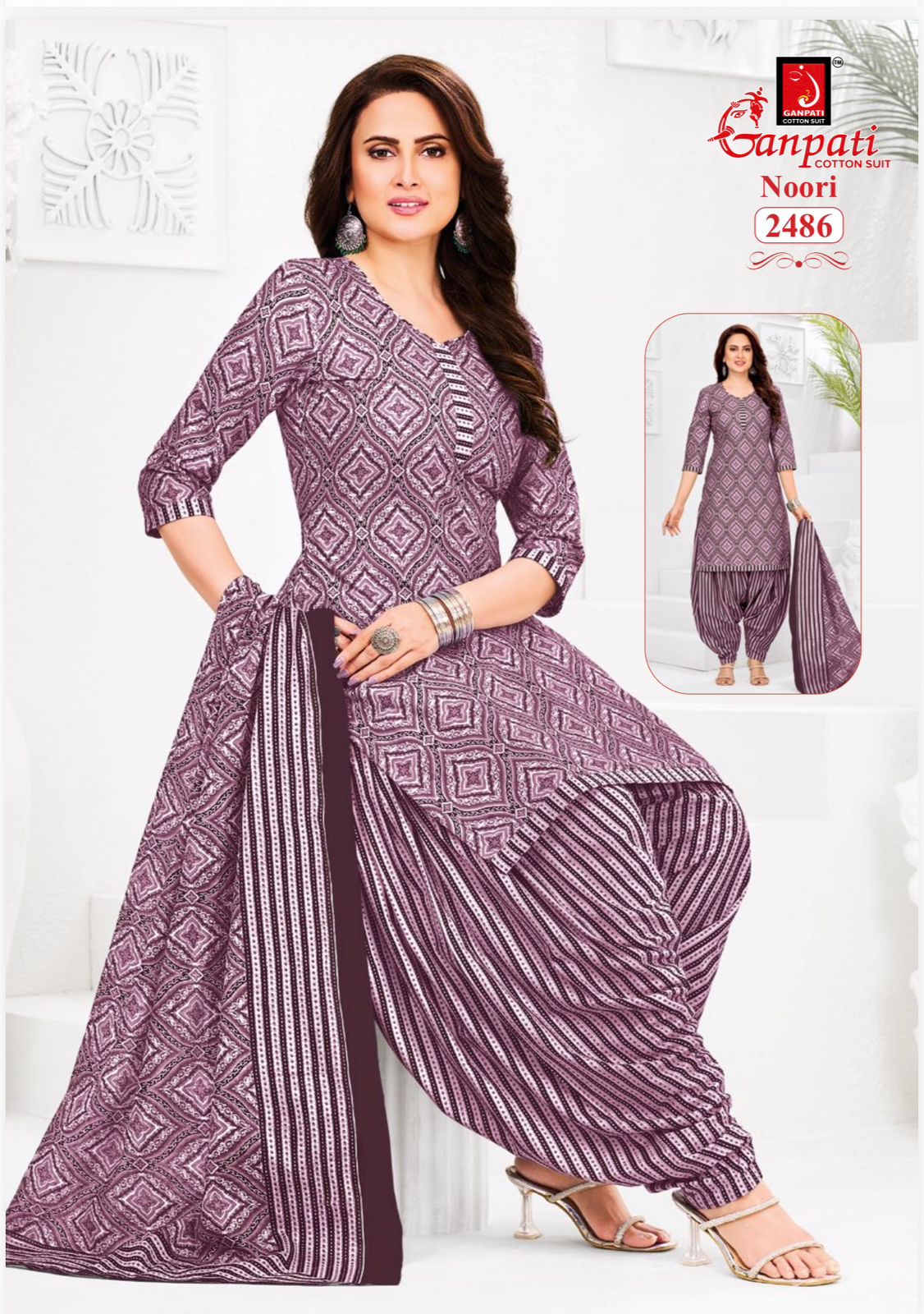 Ganpati Noori cotton 24 view 11