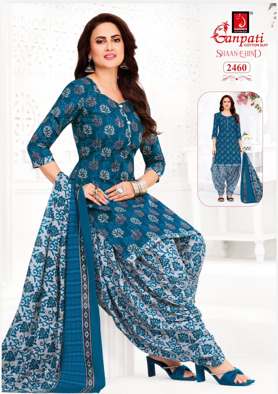 Ganpati Noori cotton 24 view 14