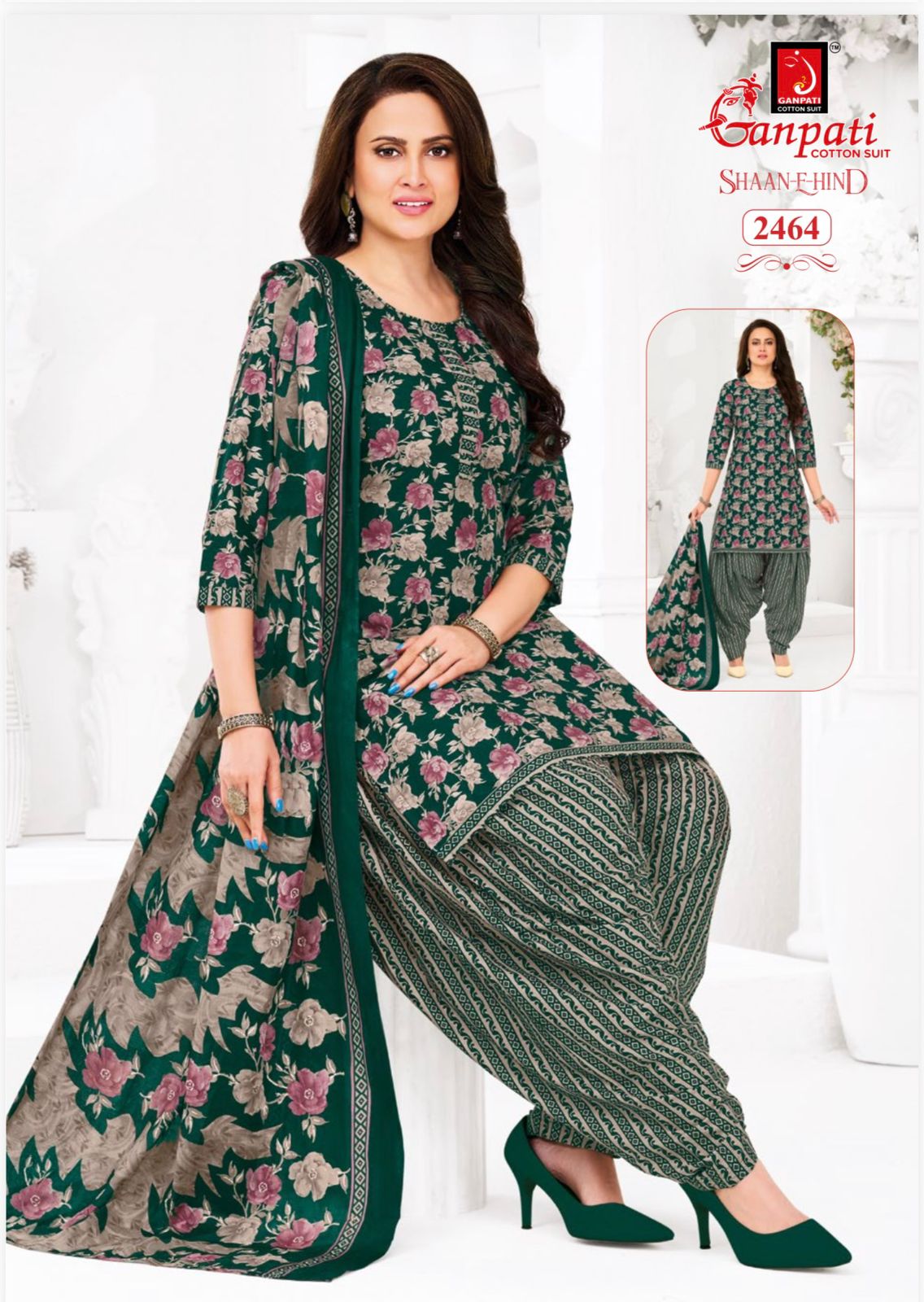 Ganpati Noori cotton 24 view 15