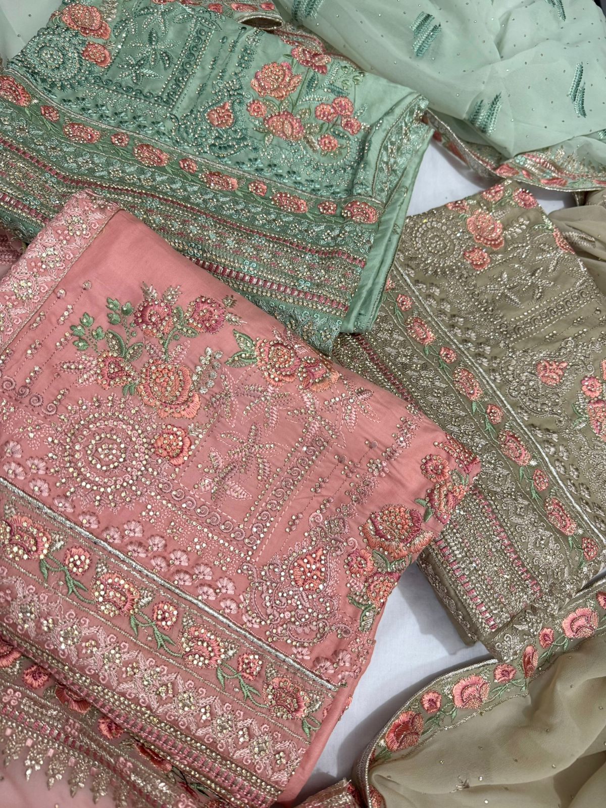 BI 002 A ELEGANT PASTEL COLOURS SHALWA KAMEEZ view 9