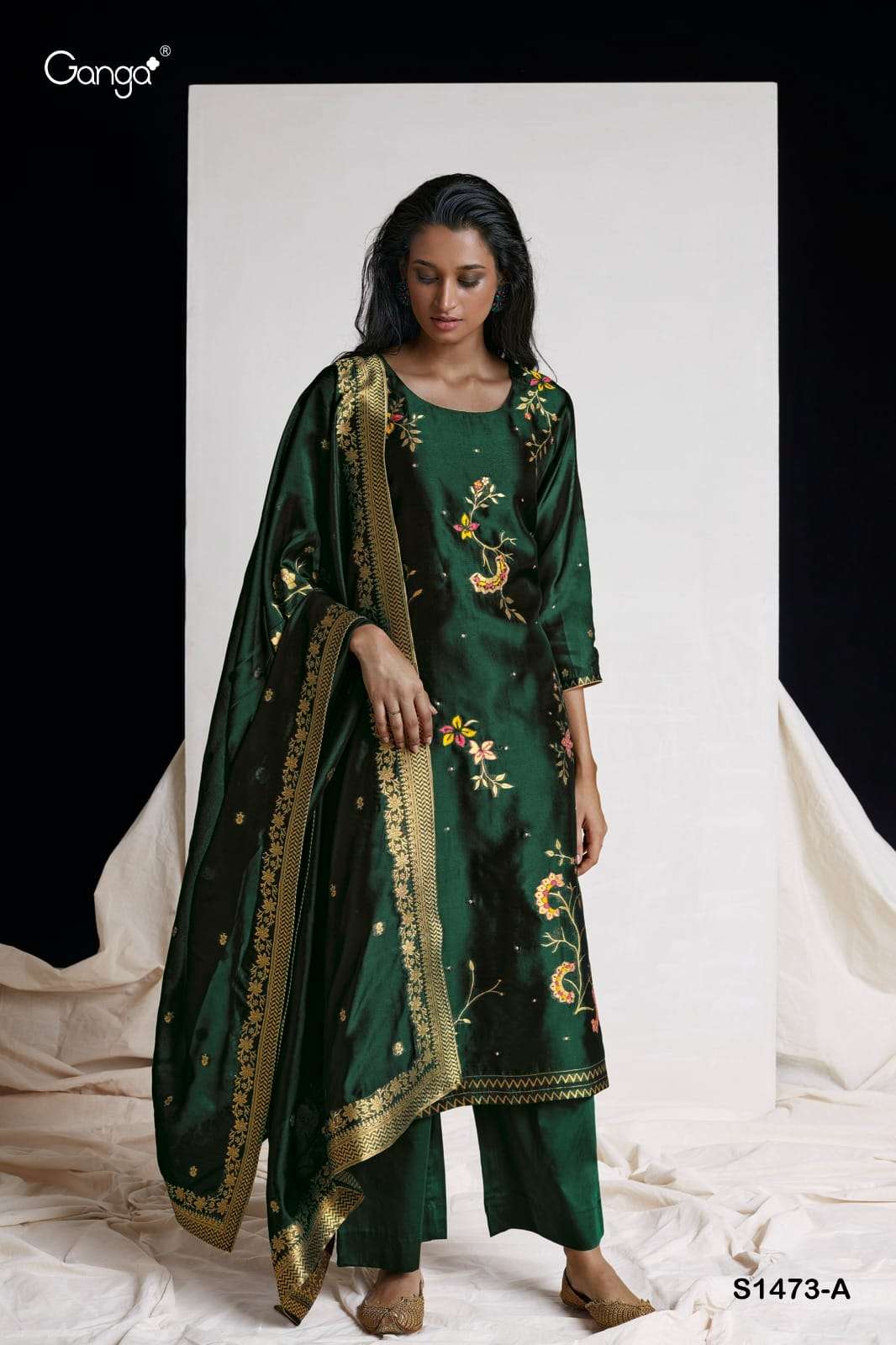 Ganga S 1473 Fancy Designer Salwar Suit Wholasaler view 2