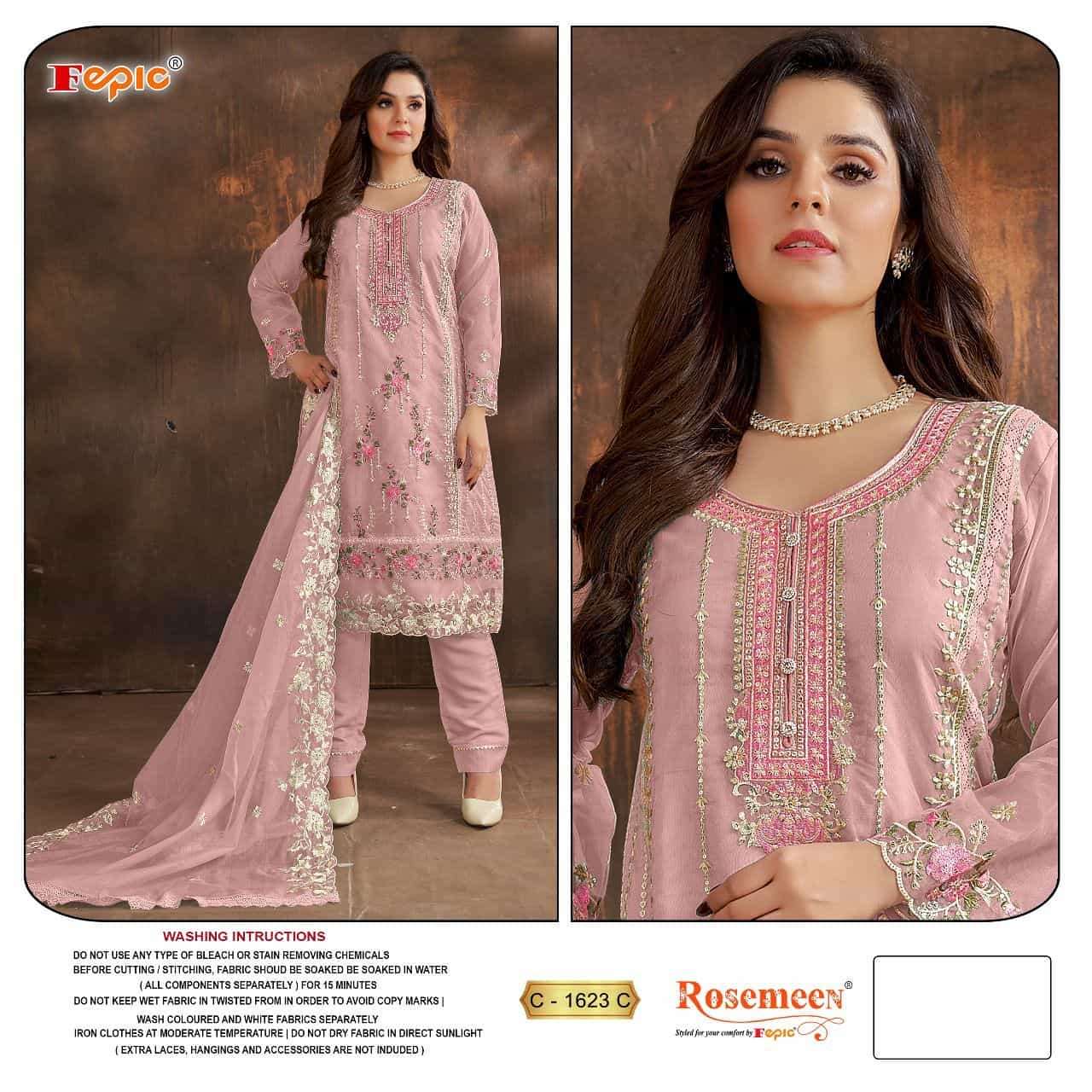 Fepic C 1623 Colors Festive Wear style Designer Pakistani Salwar Suit view 4