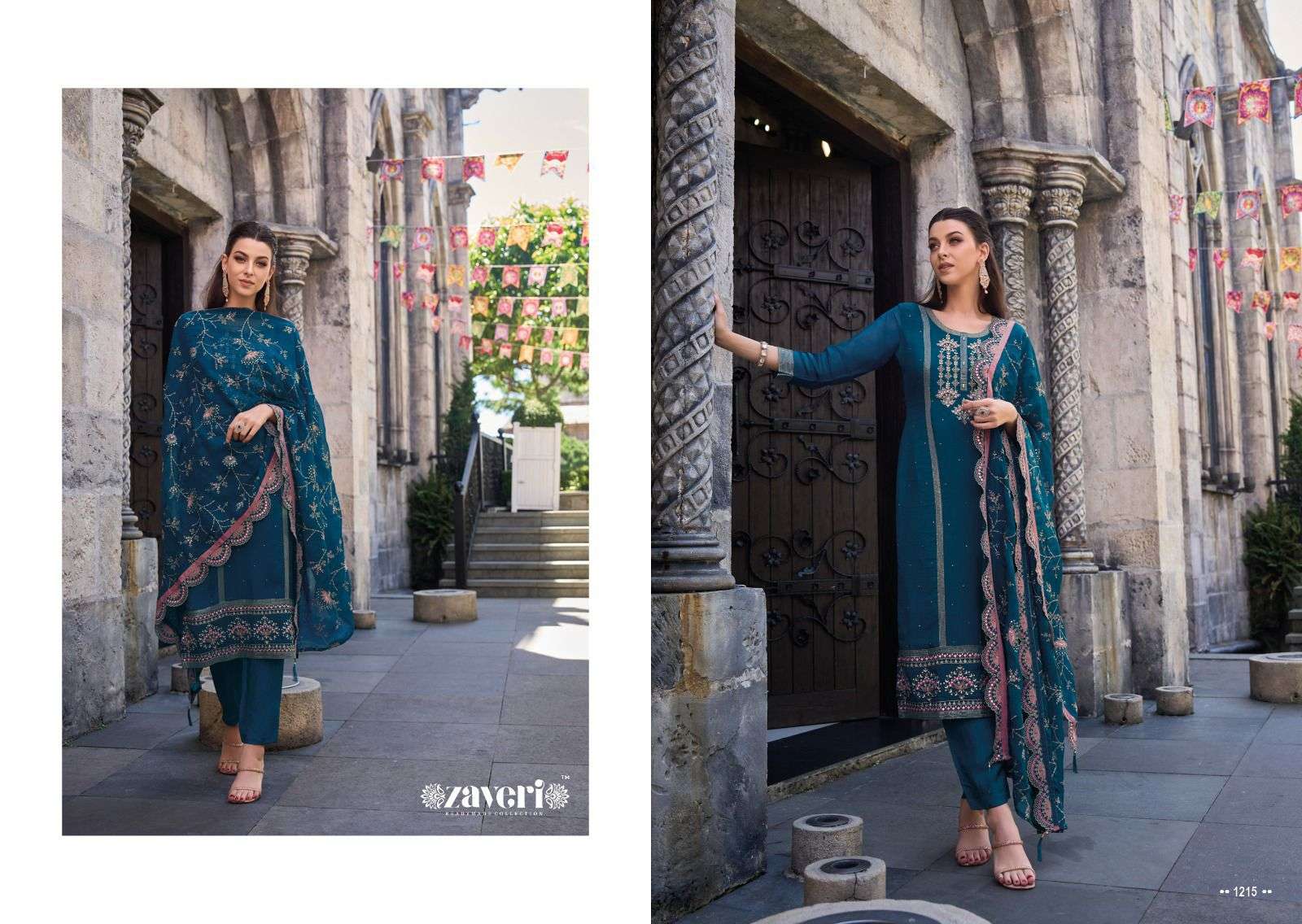 Zaveri Jil-Mil Organza Designer Salwar Suit view 7