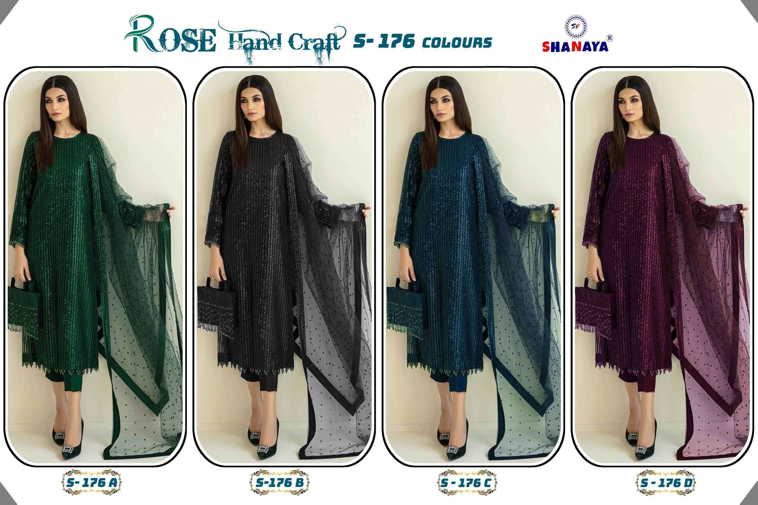 Shanaya S 176 Colors Designer Sequans Work Pakistani Dress Latest Collection view 5