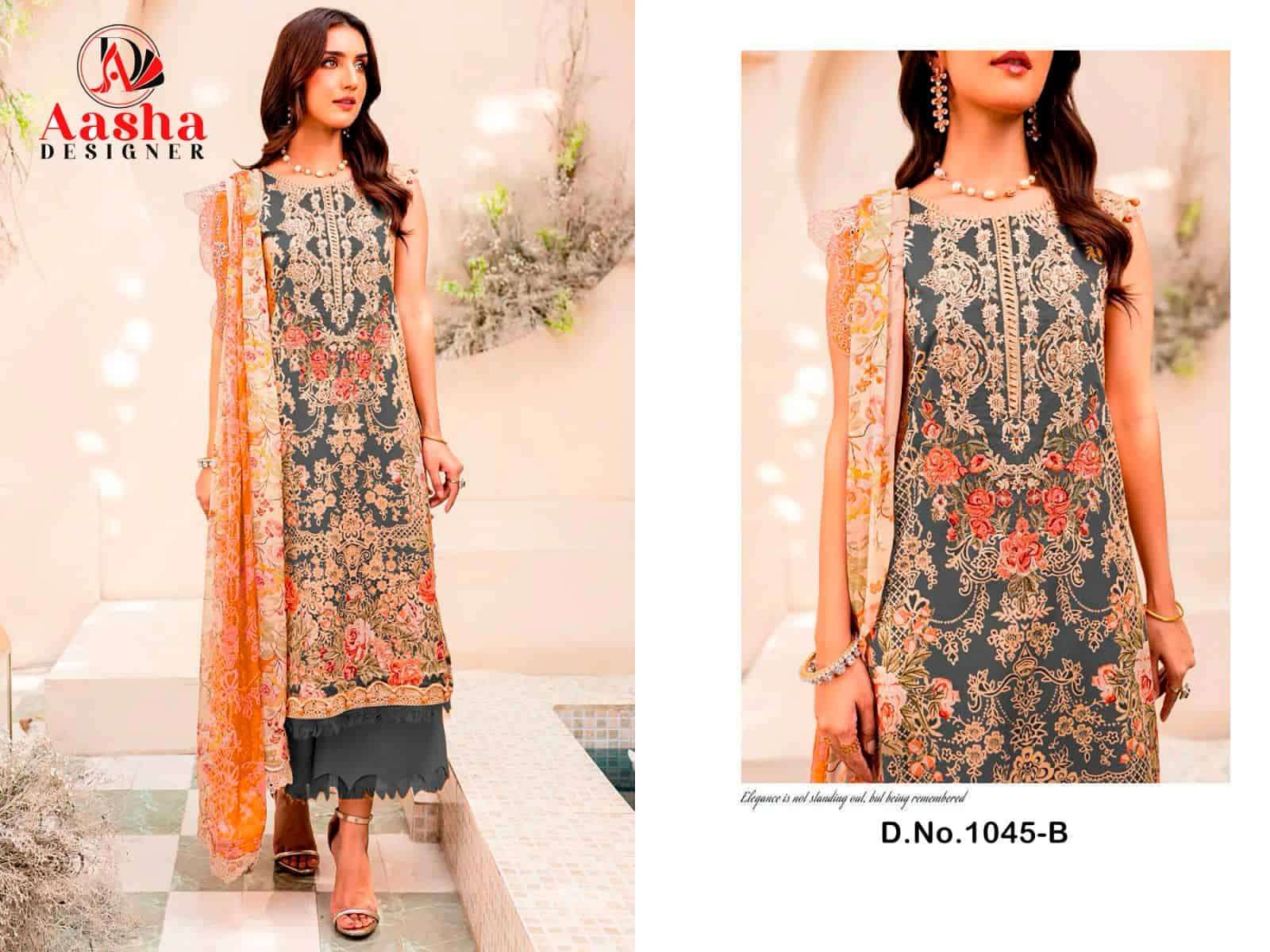 Aasha Designer Needle Wonder Lawn Collection Vol 2 Summer Wear Pakistani Suit view 6