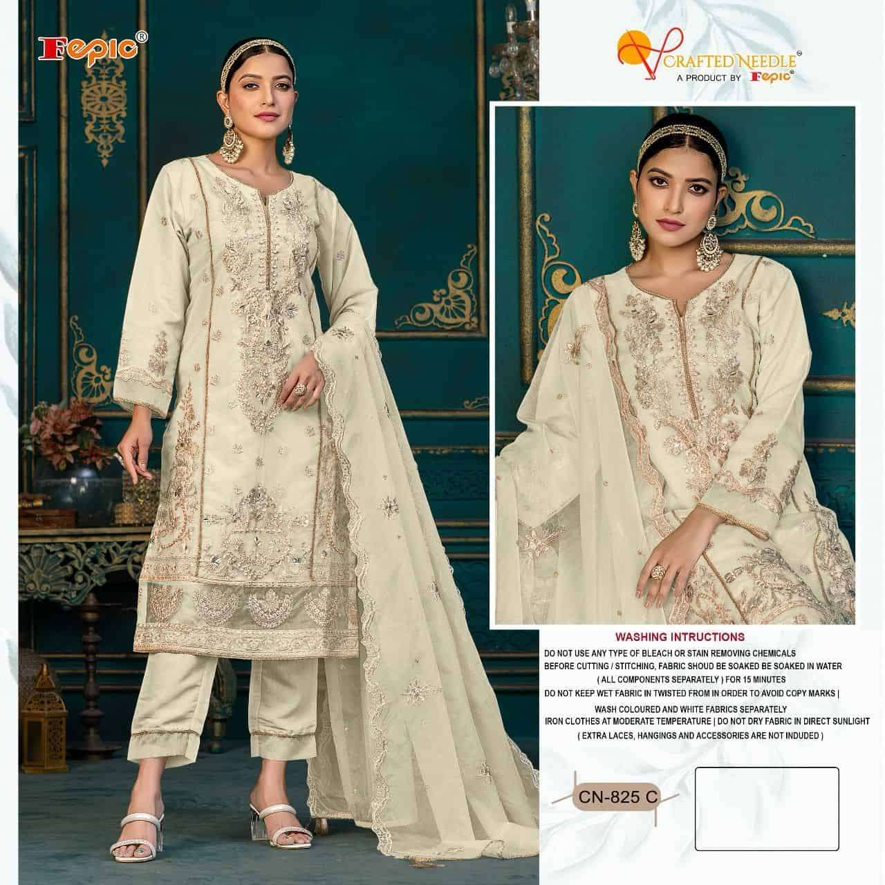 Crafted Needle CN 825 Pakistani Style Suit view 2