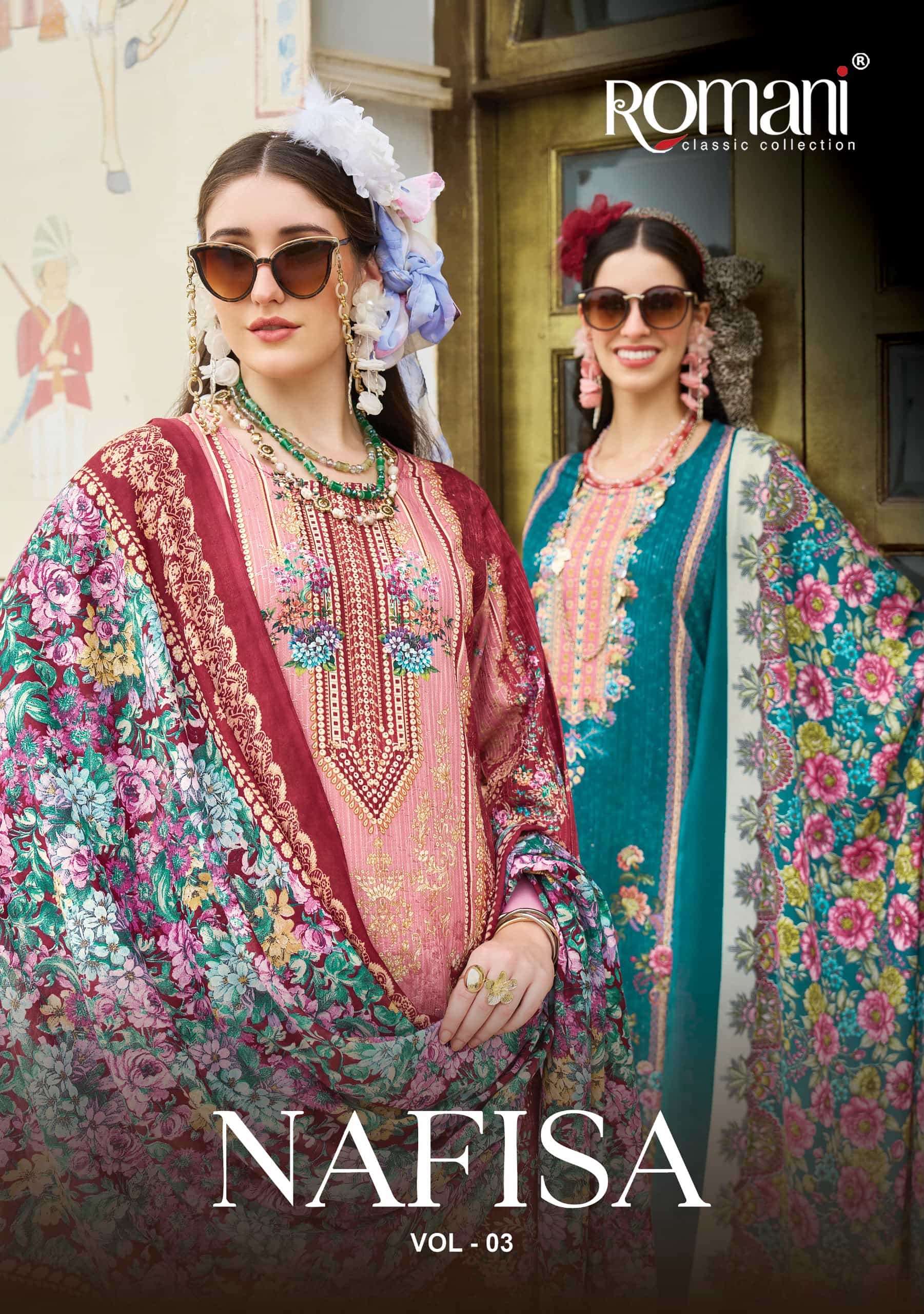 Romani Nafisa Vol 3 Fancy Cotton Dress Material view 2
