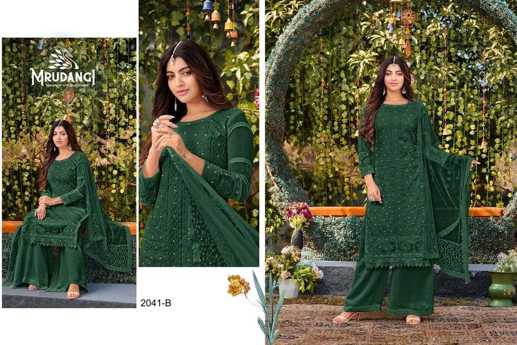 Mrudangi Celebration 2041 Colors Fancy Sharara Suit view 2