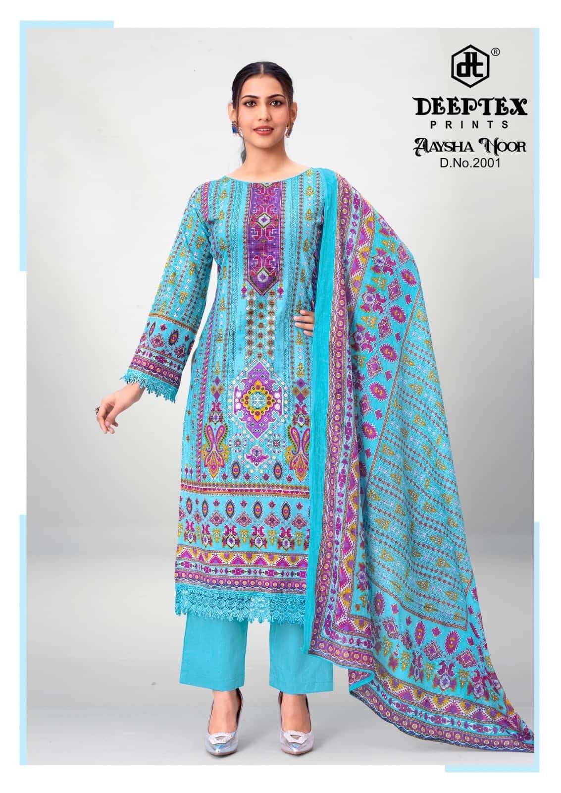 Deeptex Aaysha Noor Vol 2 Fancy Cotton Dress Material view 8