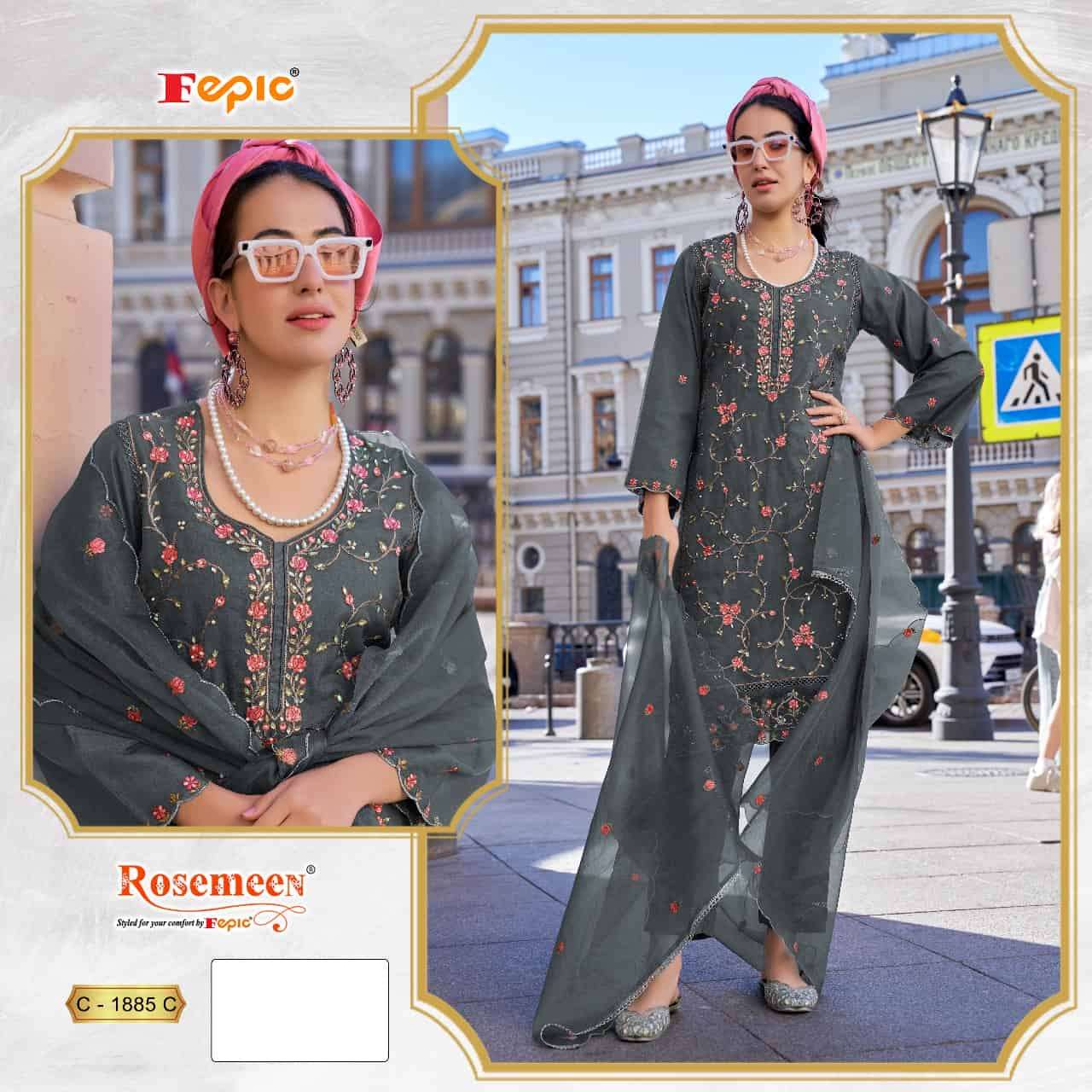 Fepic C 1885 C Latest Embroidered Style Designer Suit