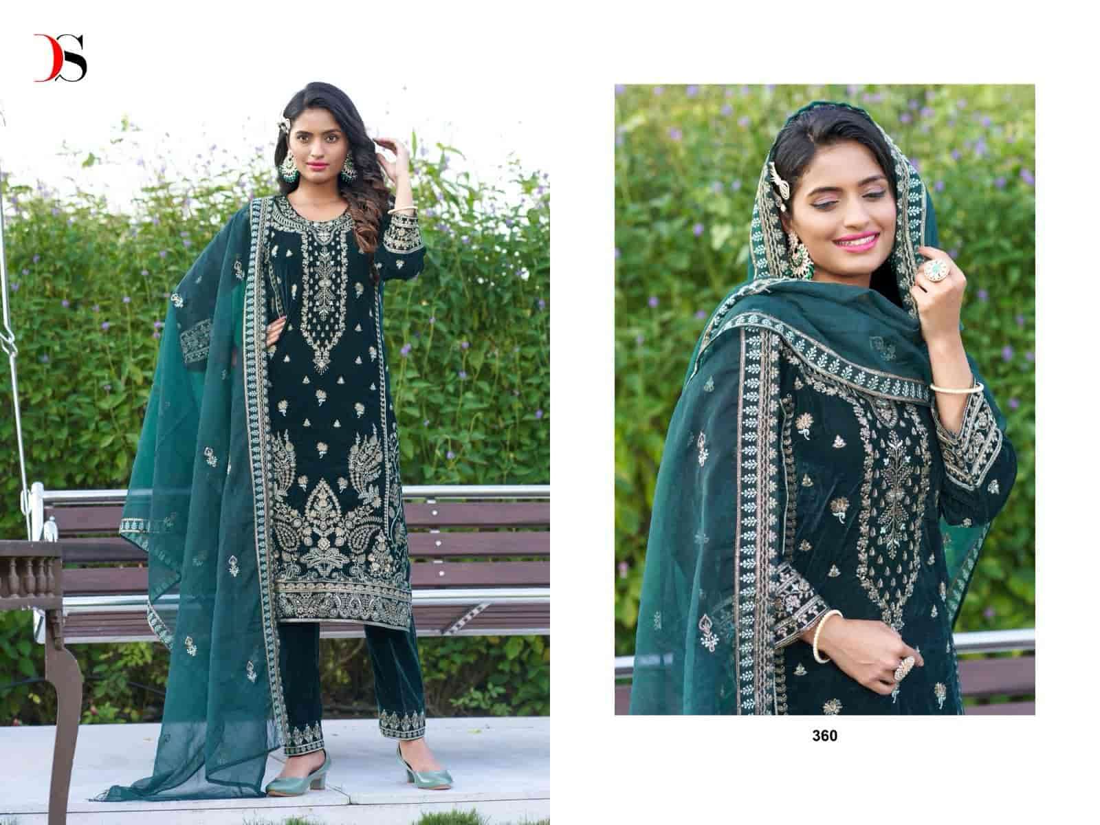 Deepsy Velvet 23 - 4 Winter Wear Style Heavy Designer Salwar Suit Exporters view 5