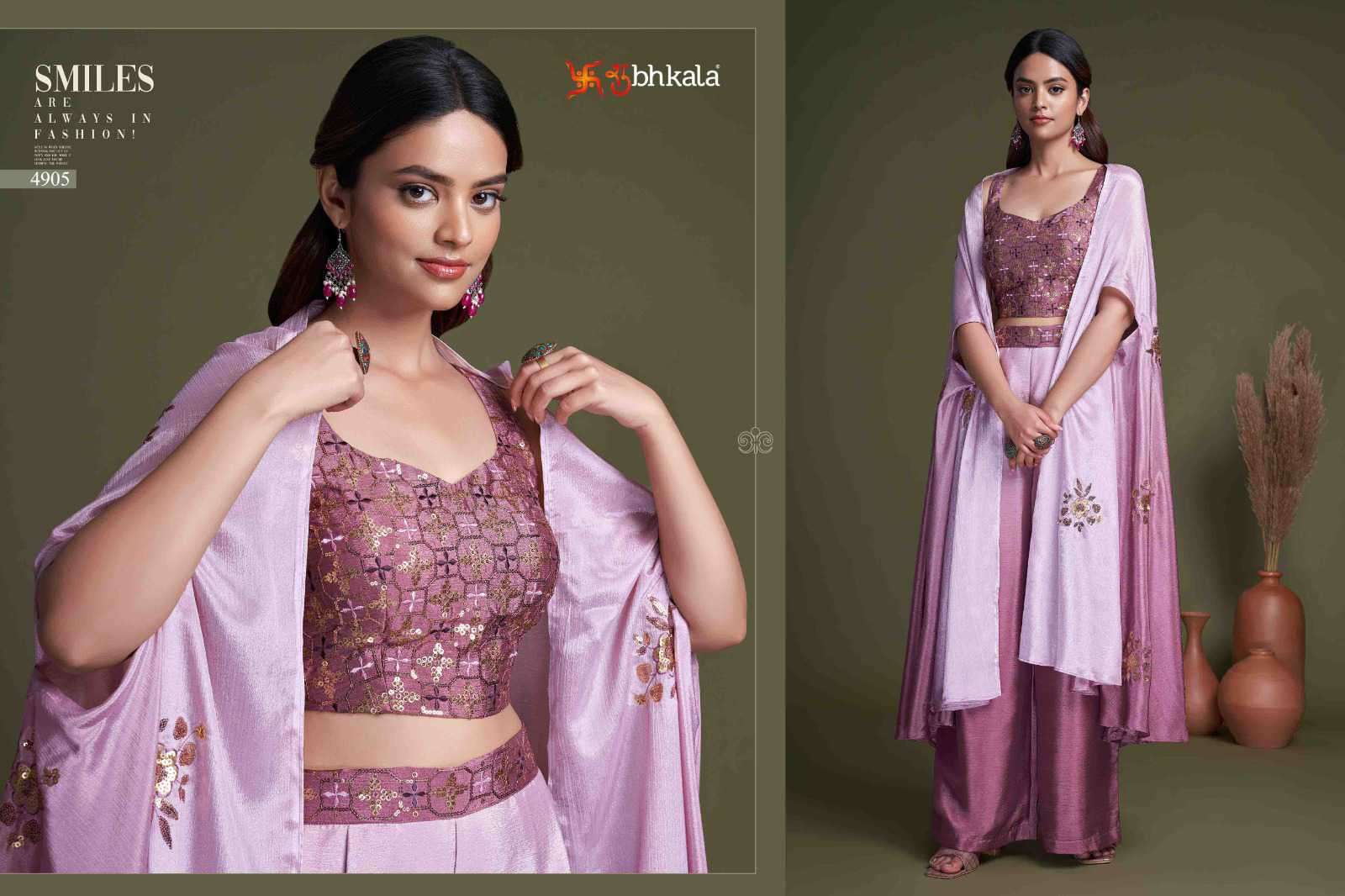 Shubhkala Flory Vol 34 Exclusive Shrug Style 3 Piece Stylish Western Outfit view 8
