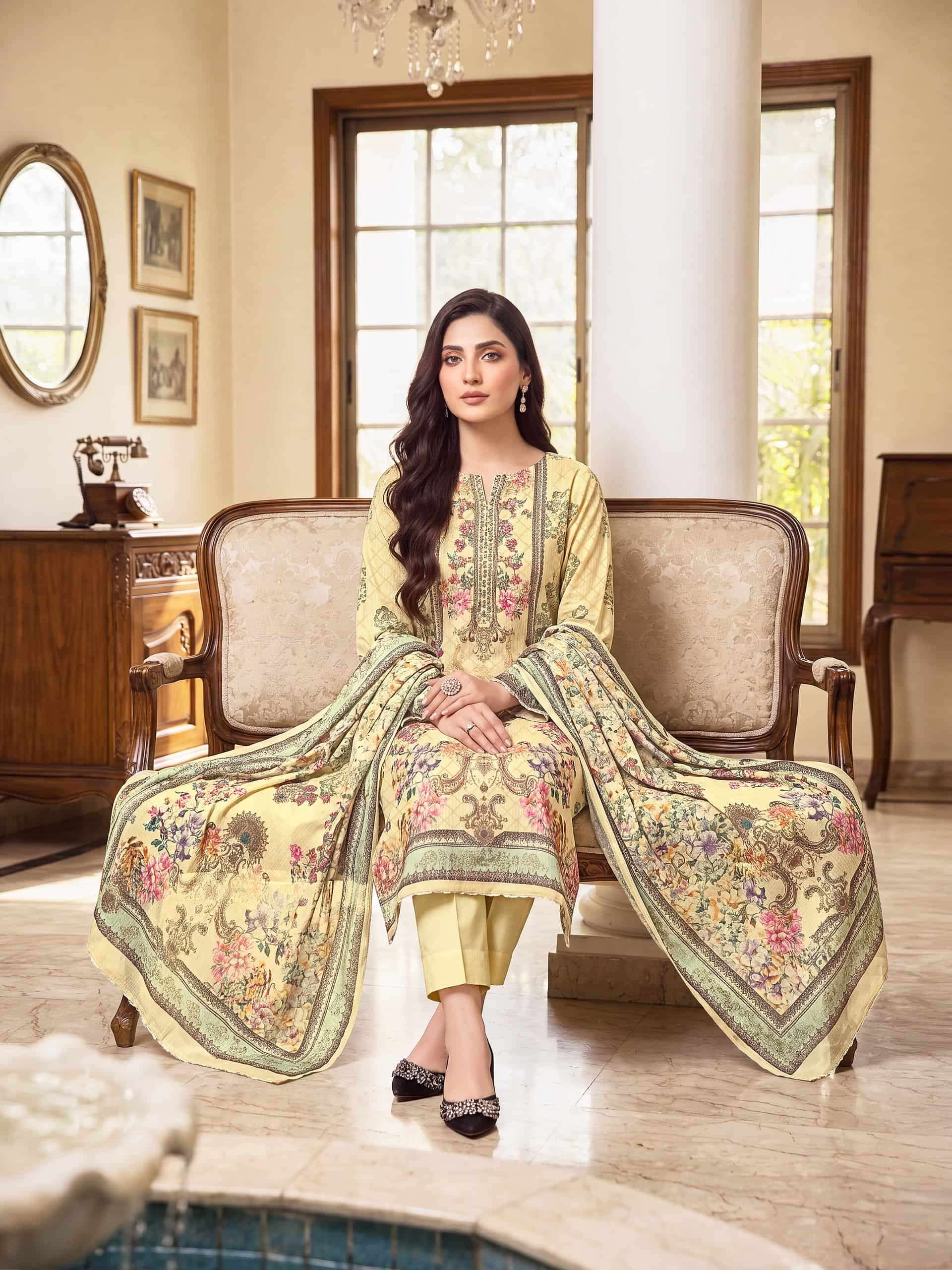 Kavyakala Maria B Fancy Cotton Dress Materia Catalog view 17