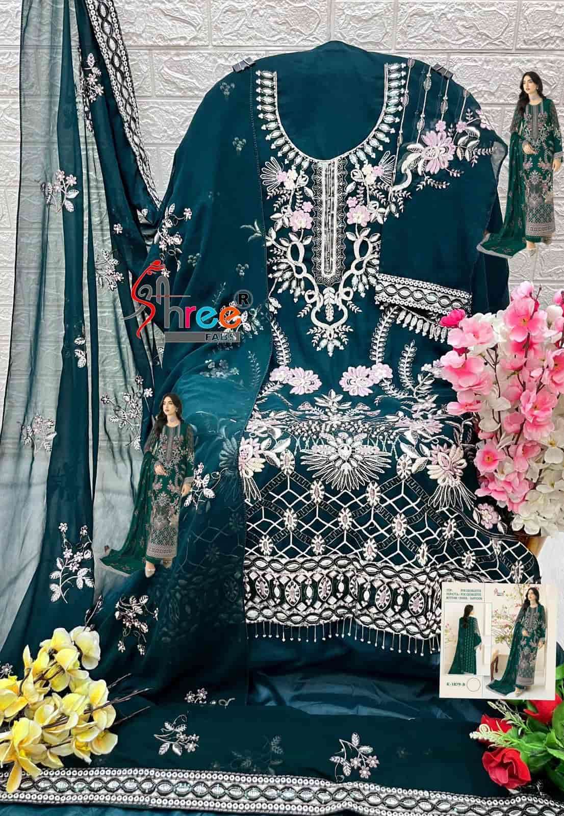 Shree Fabs K 1879 Colors Pakistani Heavy Designer Style Salwar Suit Wholesalers view 12