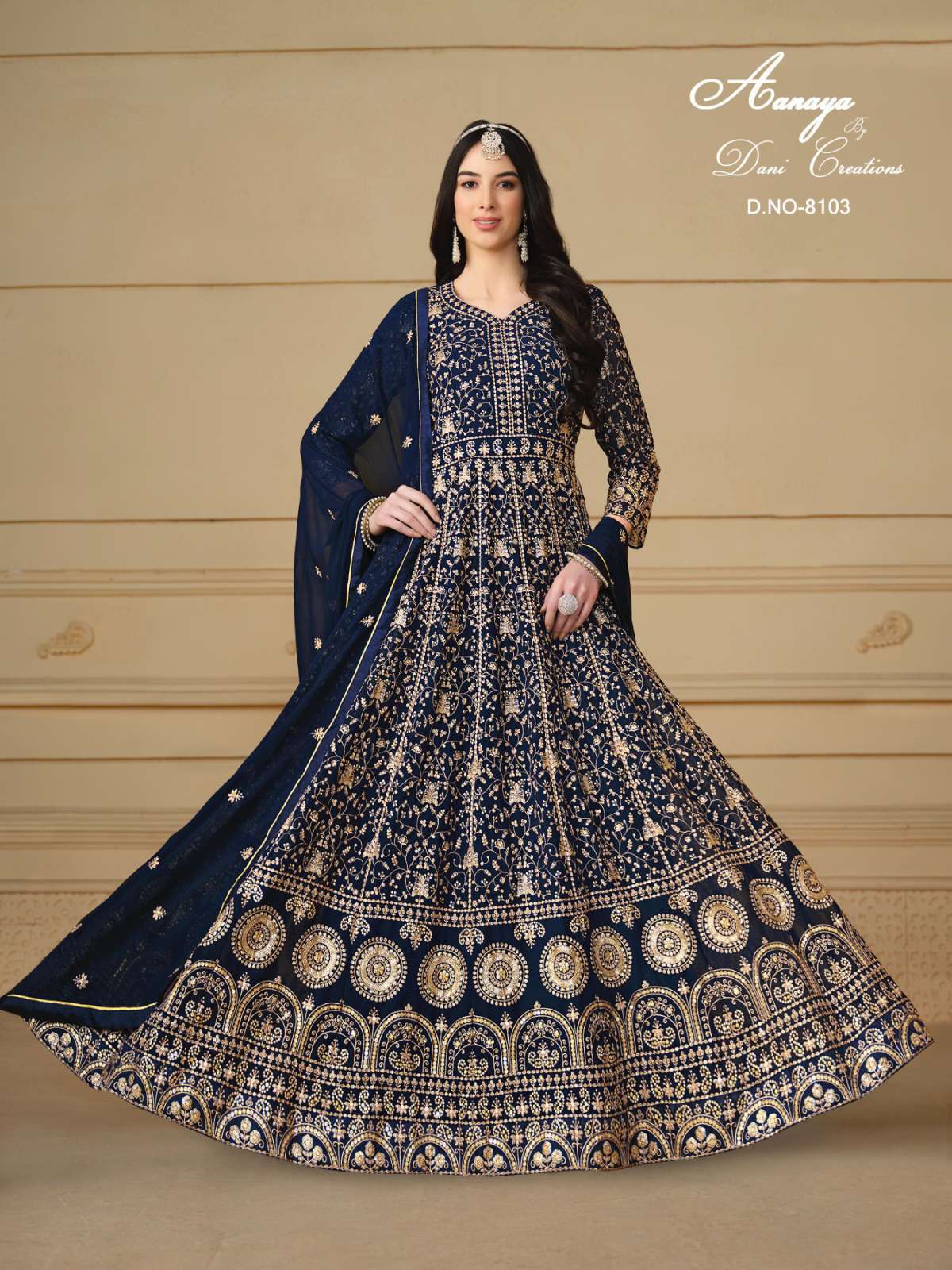 Aanaya Vol 181 8101 To 8104 Designer Anarkali Style Wedding Dress view 9