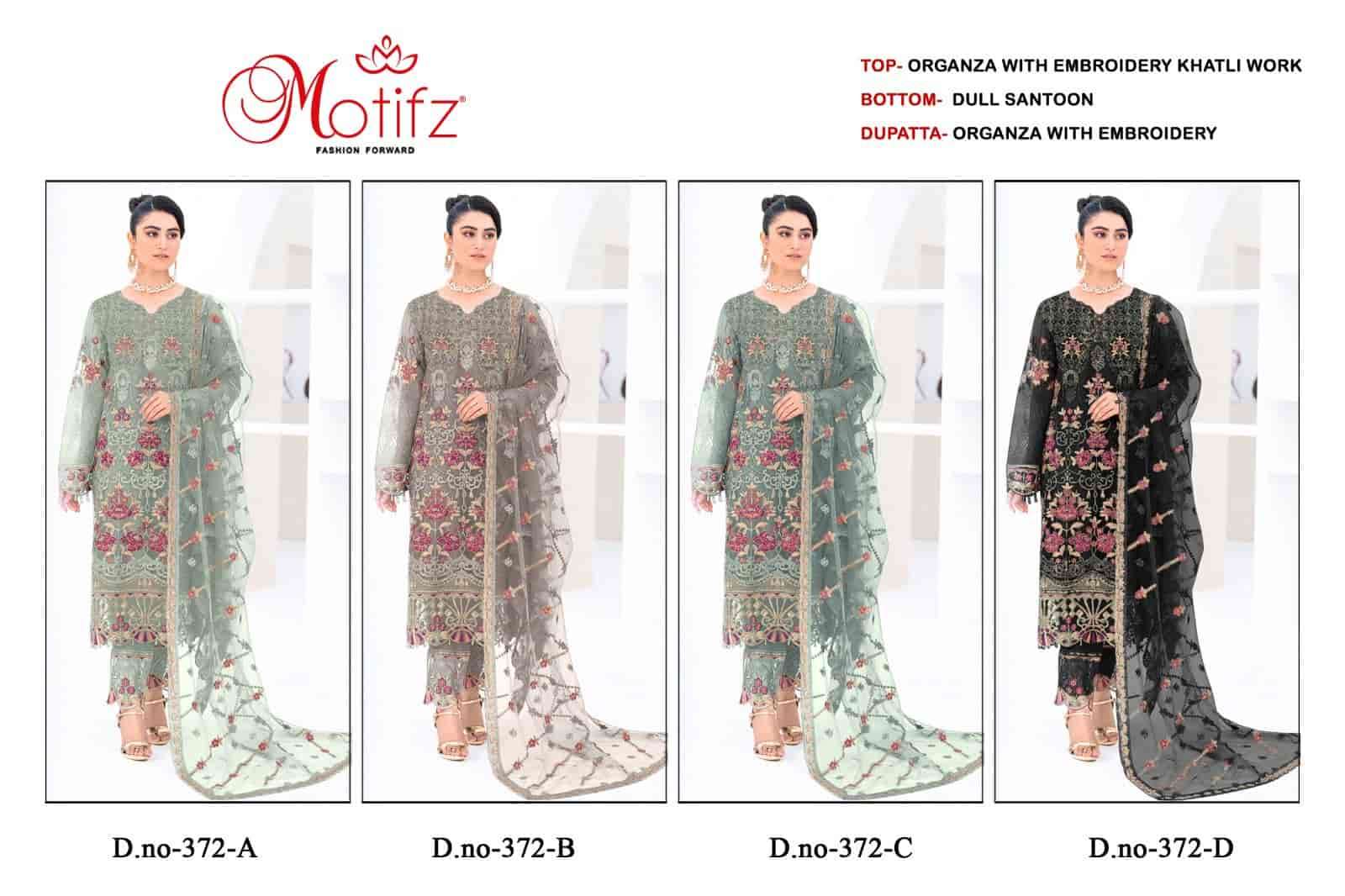 Motifz 372 Colors Festive Wear Style Designer Pakistani Salwar Suit view 5
