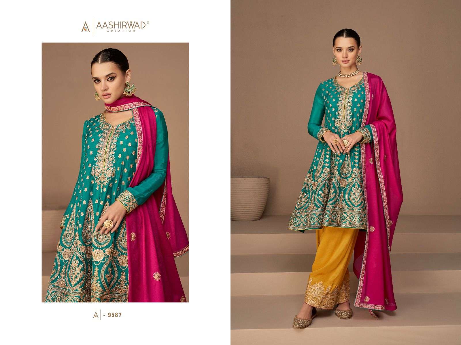 Aashirwad gulkand heena Exclusive Party Wear Readymade Dress Collection view 7