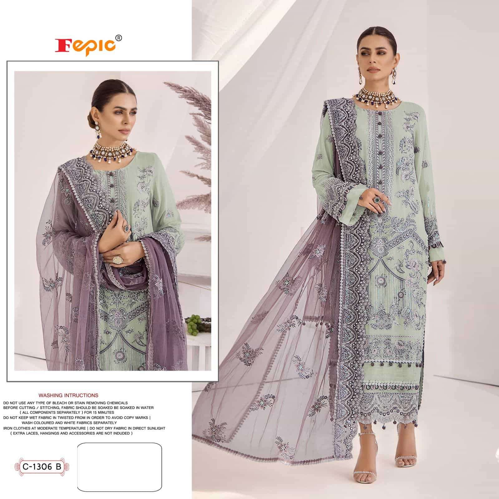 Fepic Rosemeen C 1306 Colors New Pakistani Designer Suit Collection view 3