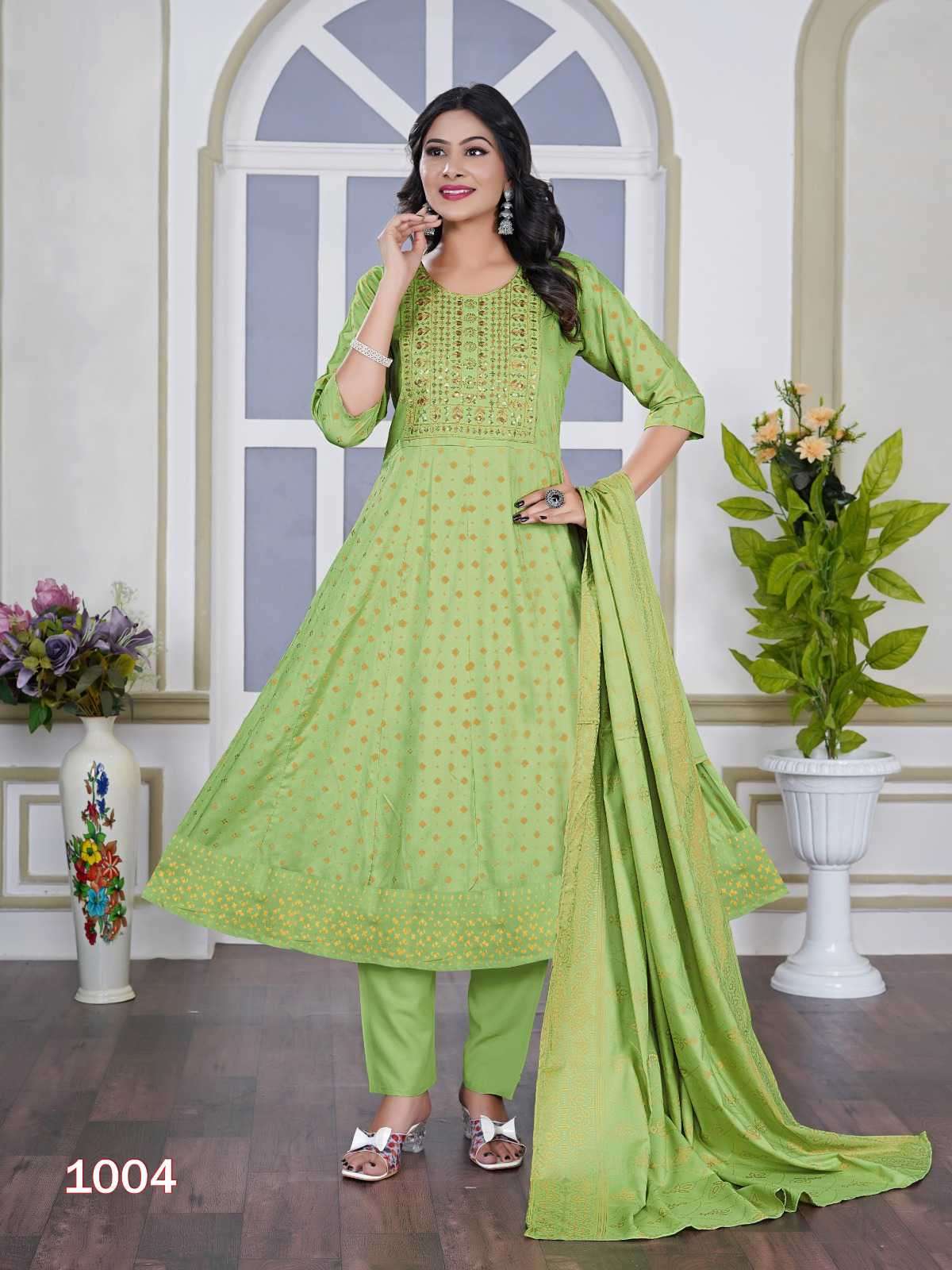 Padmavati Akira Vol 2 Anarkali Pattern Readymade 3 Piece Set Catalogs view 9
