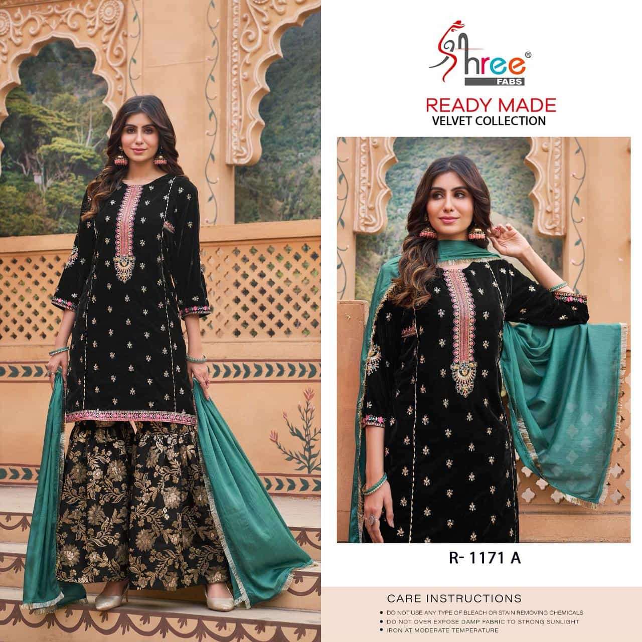 Shree Fabs R 1171 Velvet Readymade Collection Party Wear Style Designer Suit Wholesalers view 3