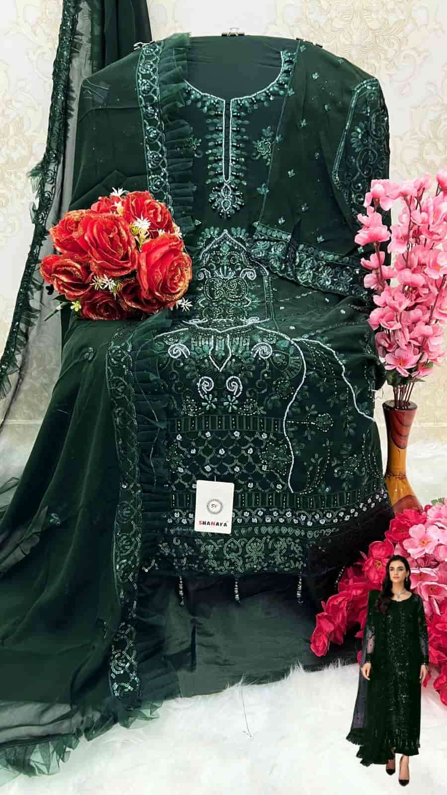 Shanaya Rose Hand Craft S 160 Colors Pakistani Party Wear Style Designer Suit Wholesalers view 9