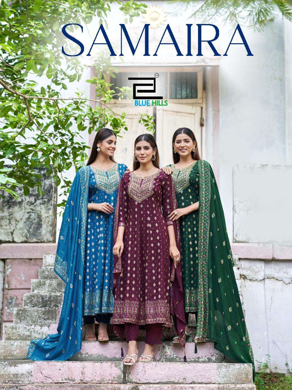 Blue Hills Samaira Anarkali 3-Piece Suit view 2