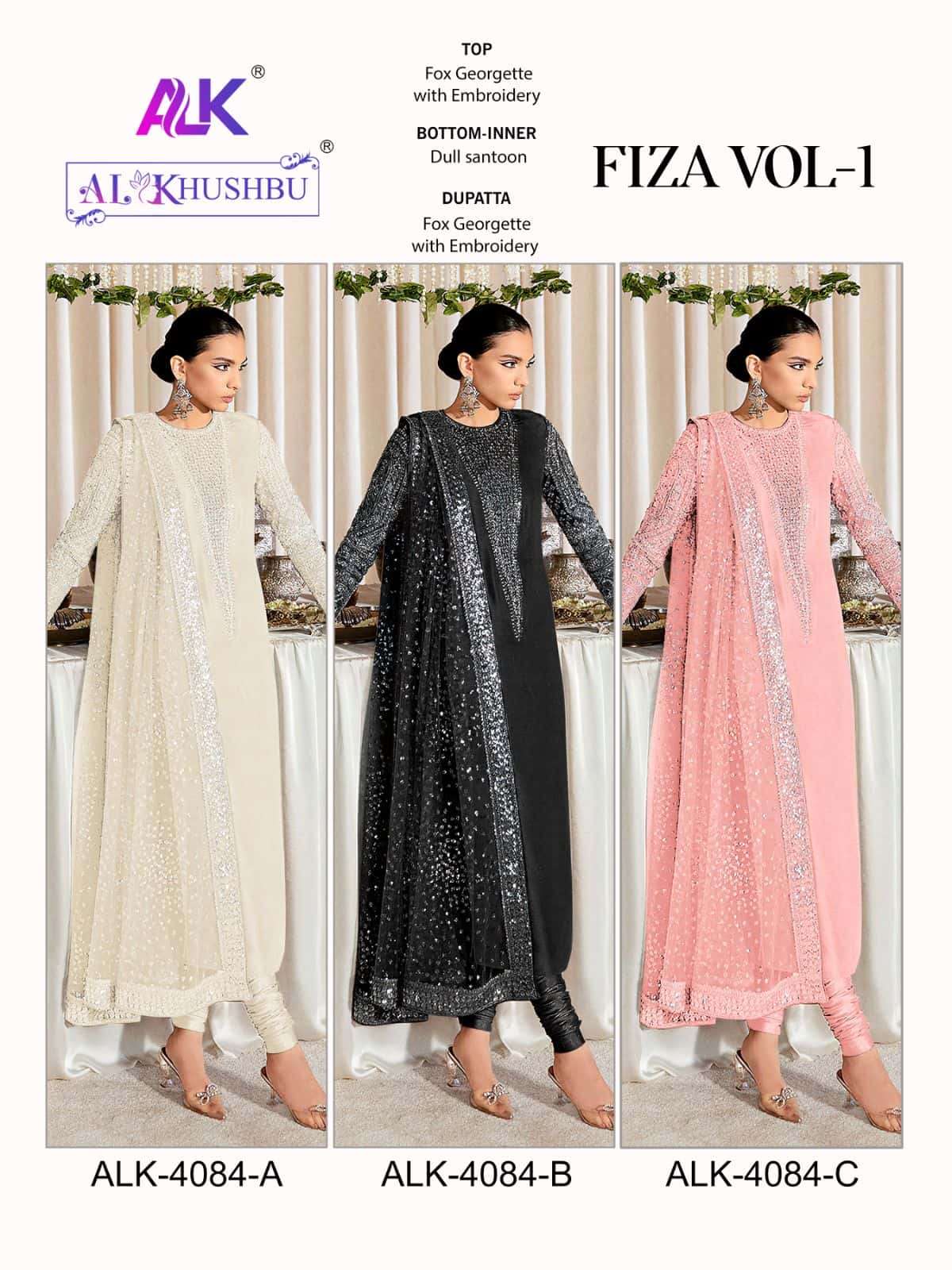 AL Khushbu 4084 Colors Vol 1 Pakistani Designer Salwar Suit Wholasaler view 7