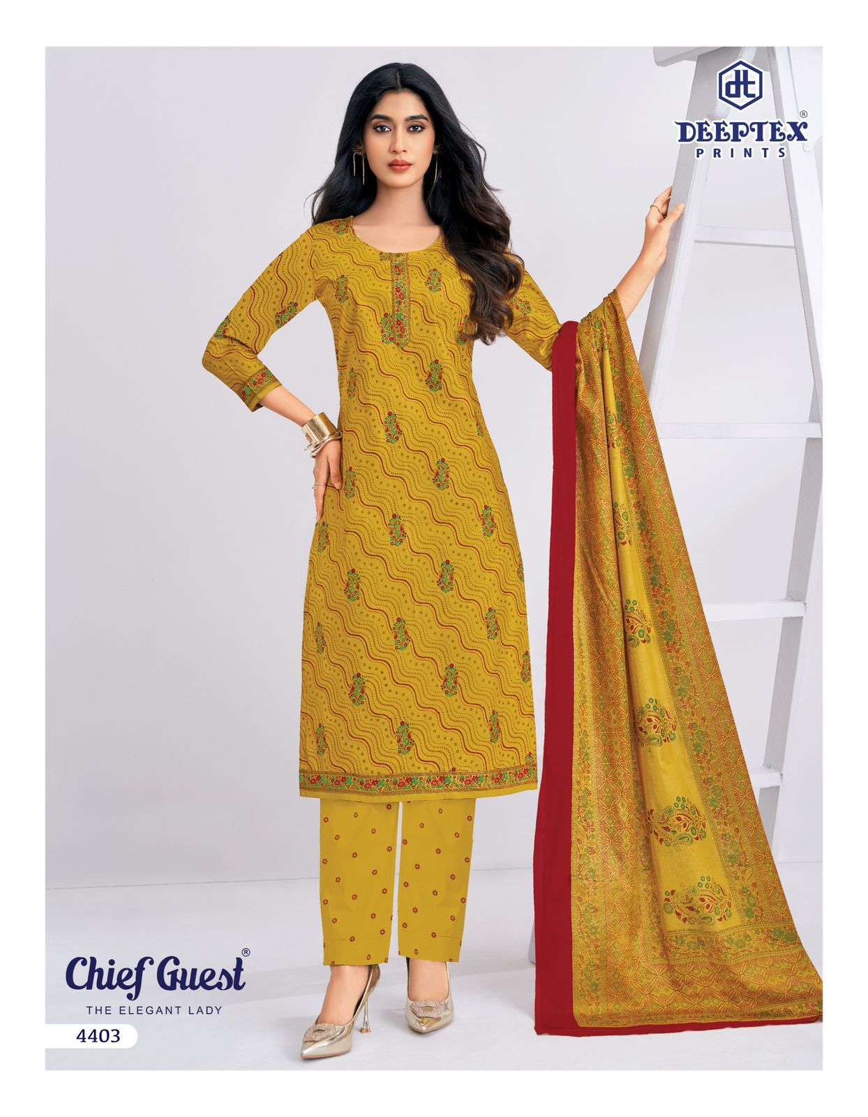 Deeptex Chief Guest Vol 44 Heavy Cotton Dress Material view 6