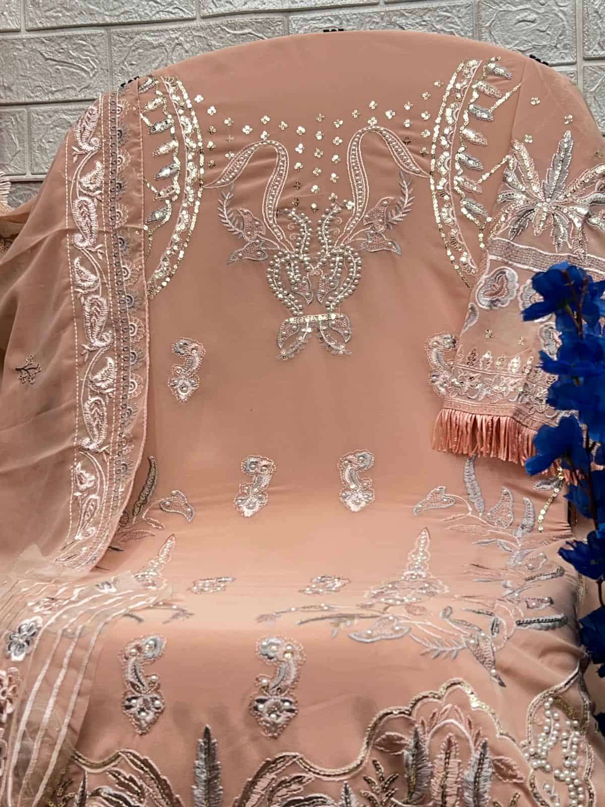 Al Khushbu 5084 Embroidered Dress Ensemble view 3