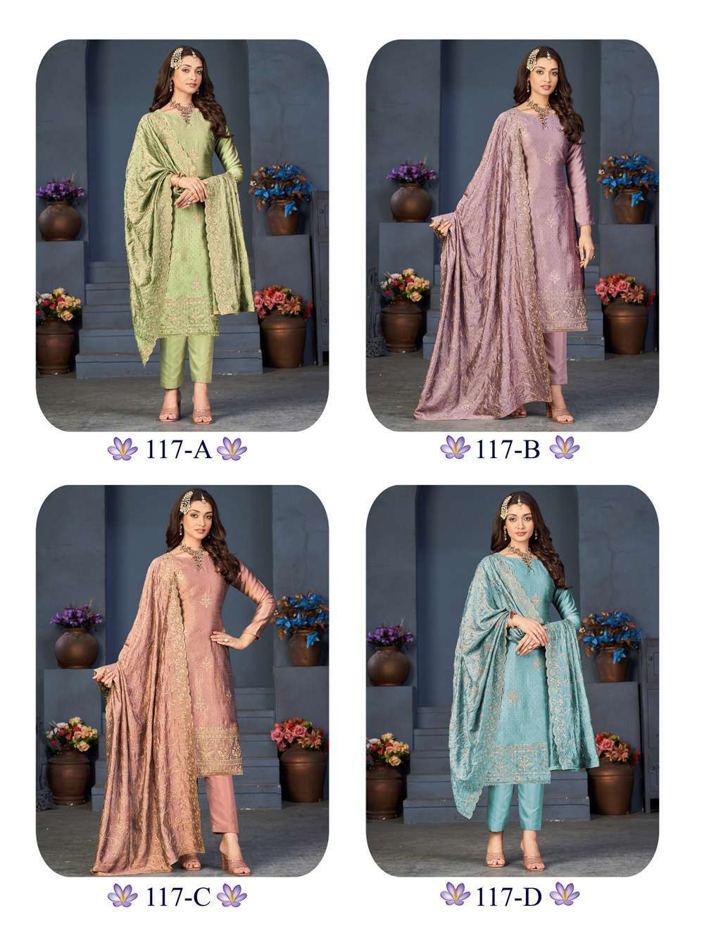 Alfaaz Dista Exclusive Work Festive Wear Straight Suit view 9