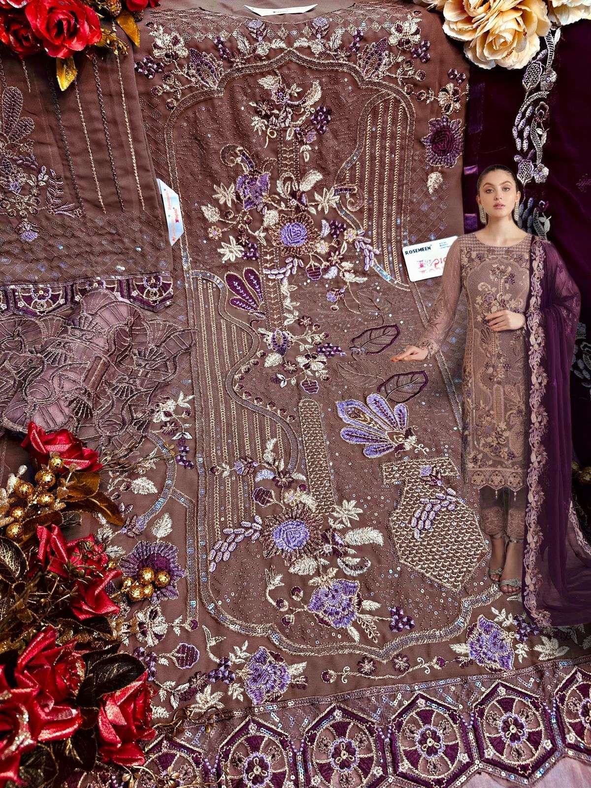 Fepic Rosemeen D-5234 A Pakistani Suit view 2