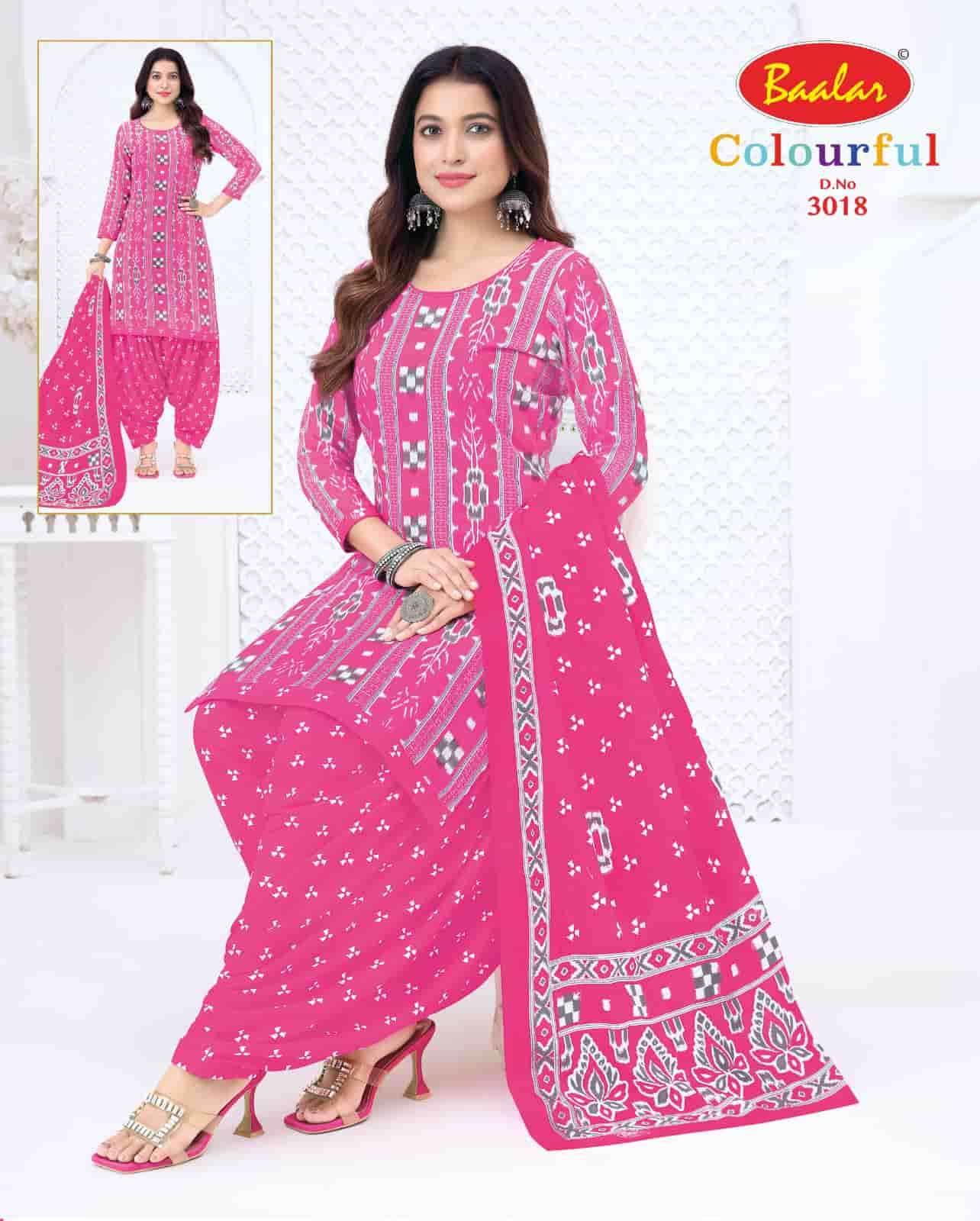 Baalar Colourful Vol 30 Pure Cotton Unstitch Salwar Suit view 8