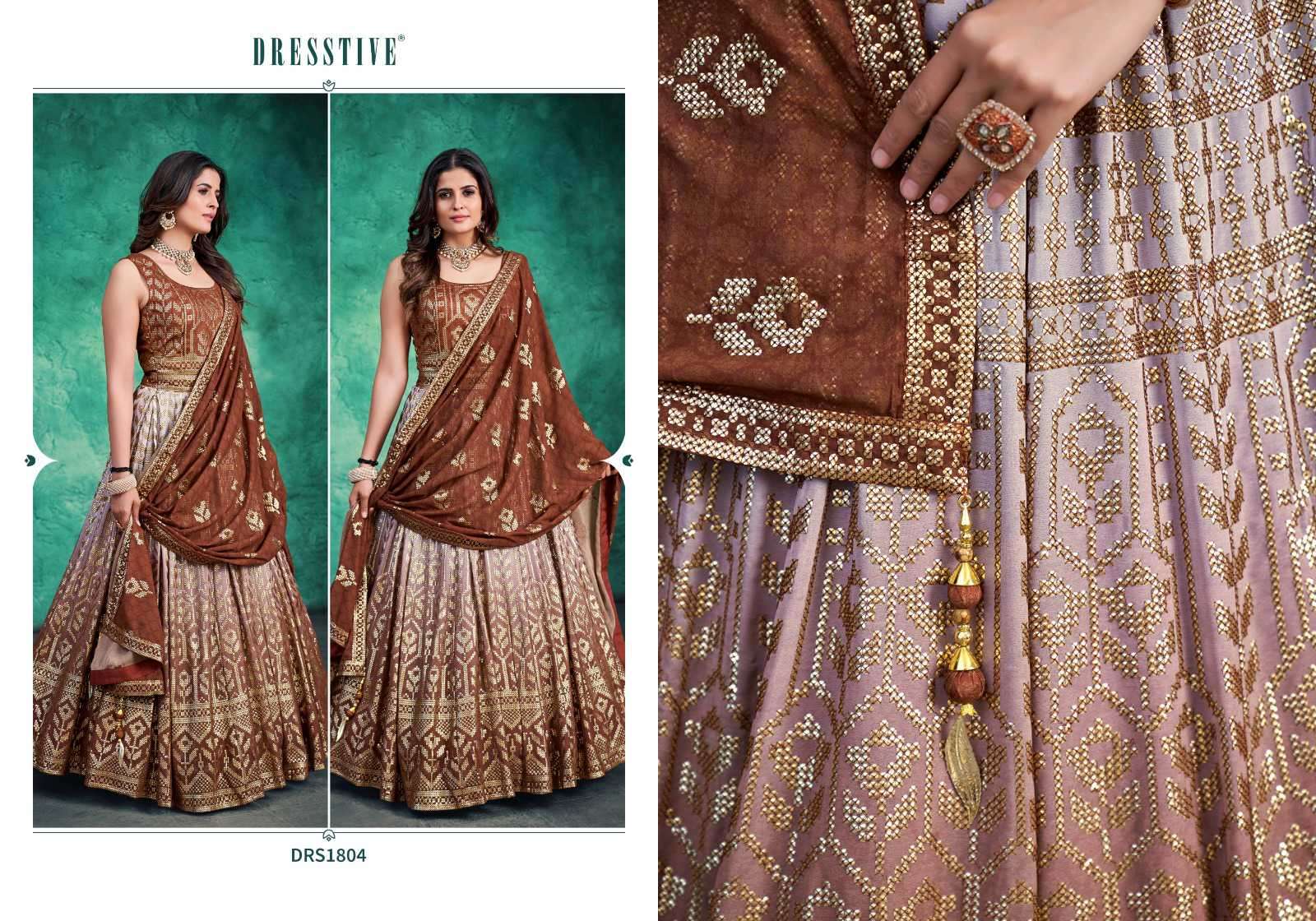 Dresstive Bella Designer Wedding Wear Gown New Collection Online view 8