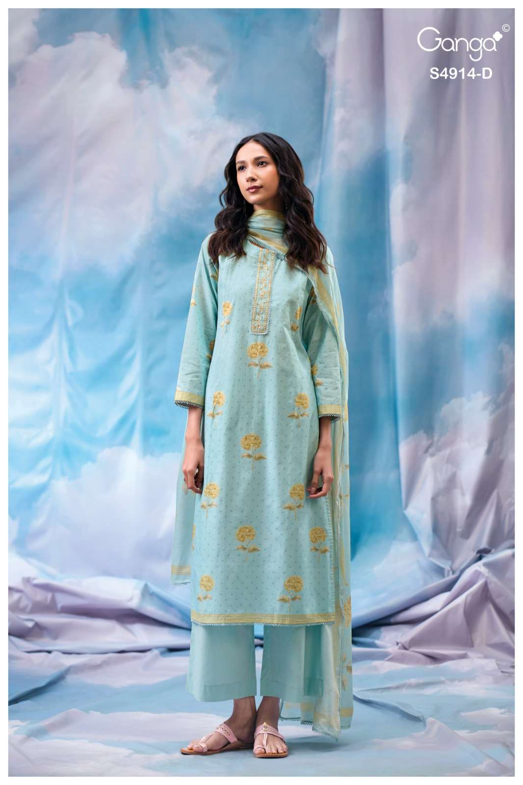 Ganga Fashion Dazia 4914 Premium Cotton Salwar Suit view 6