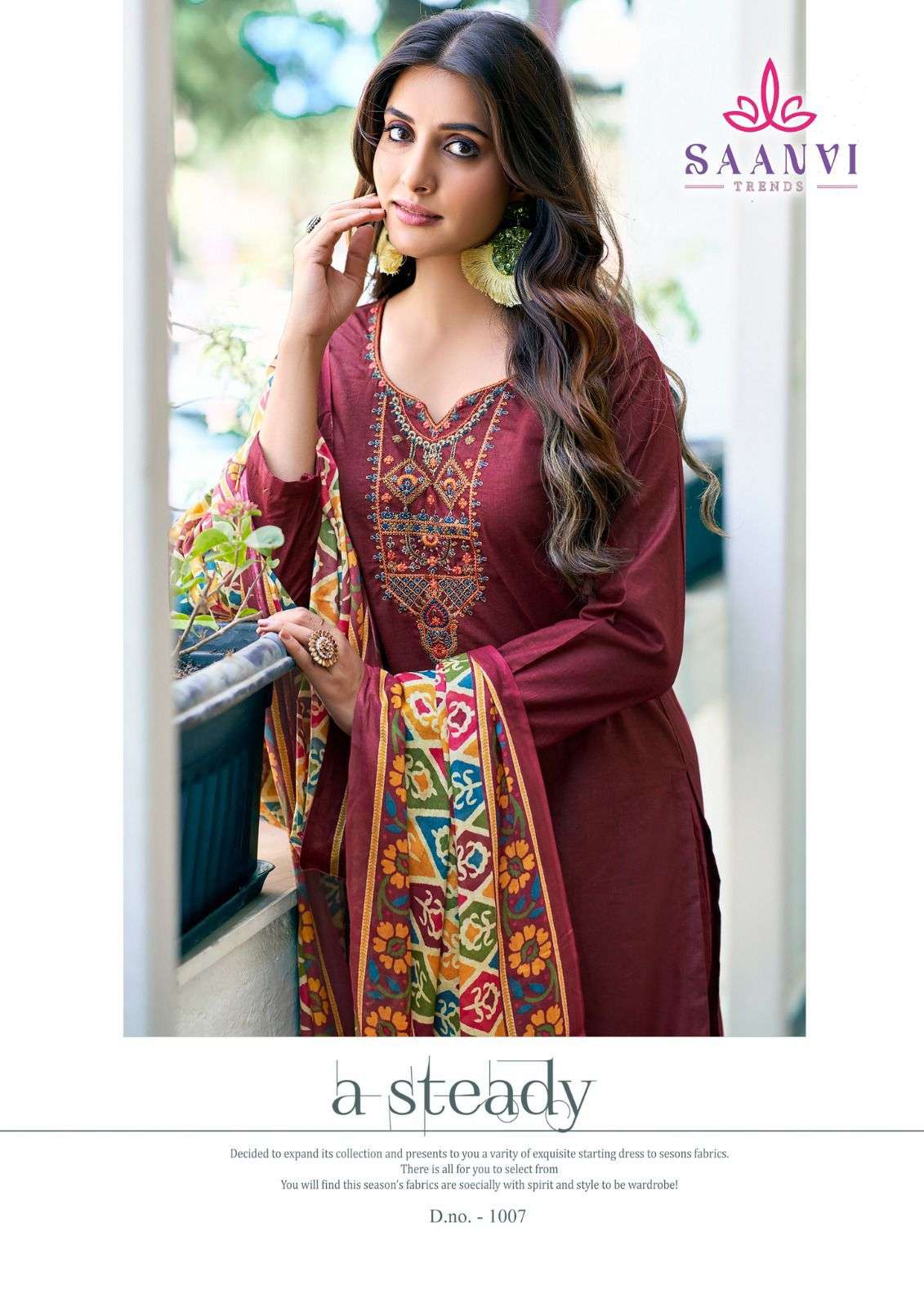 Saanvi Trends Romani Cotton Dress Material view 6