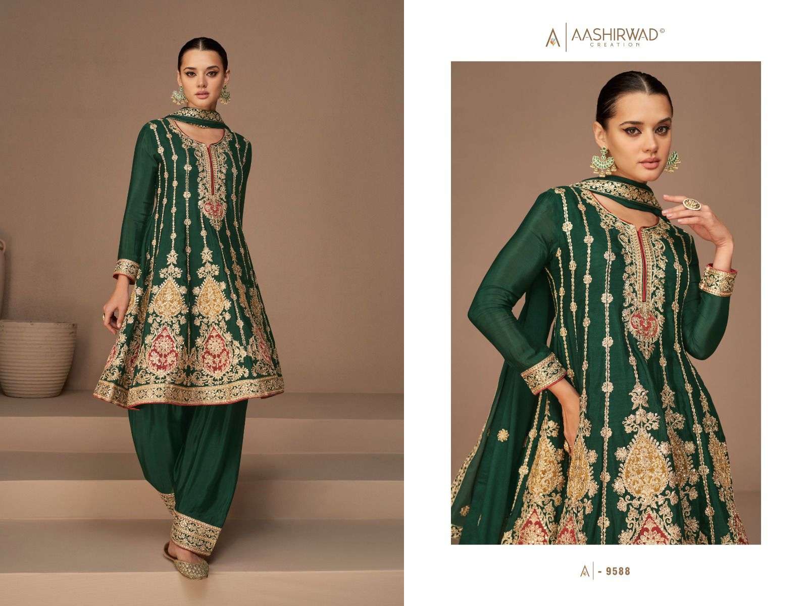 Aashirwad gulkand heena Exclusive Party Wear Readymade Dress Collection view 2